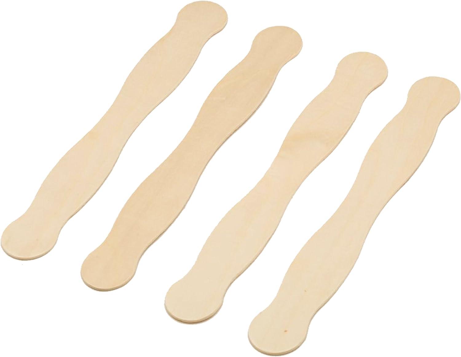 Jumbo Unfinished Wood Craft Sticks - Popsicle Sticks / Fan Sticks
