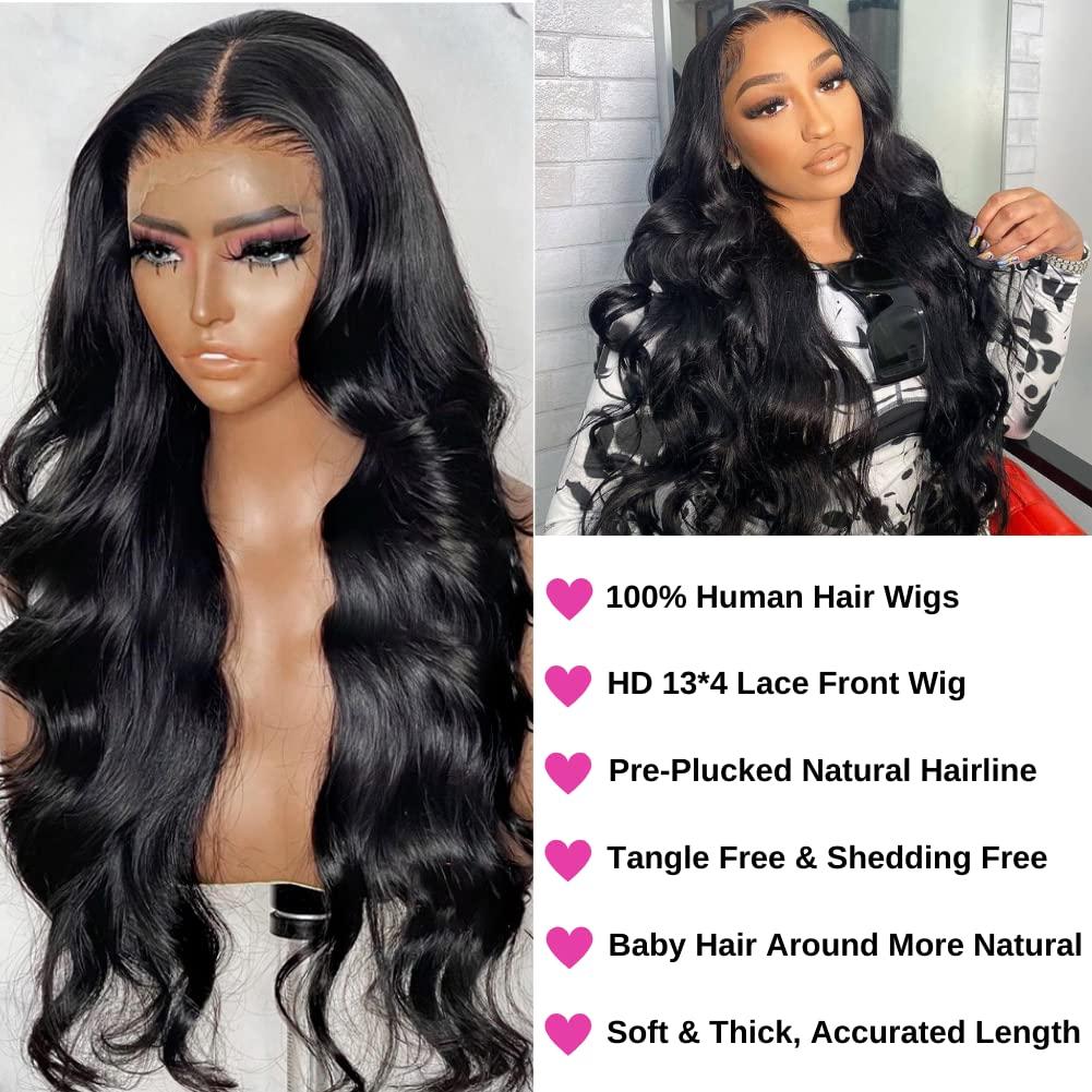 Full Lace Front Brazilian Human Hair Wig Deep Wave HD Lace Frontal Cuticle  Aligned Wigs with Baby Hair - China Human Hair and Human Hair Wigs price