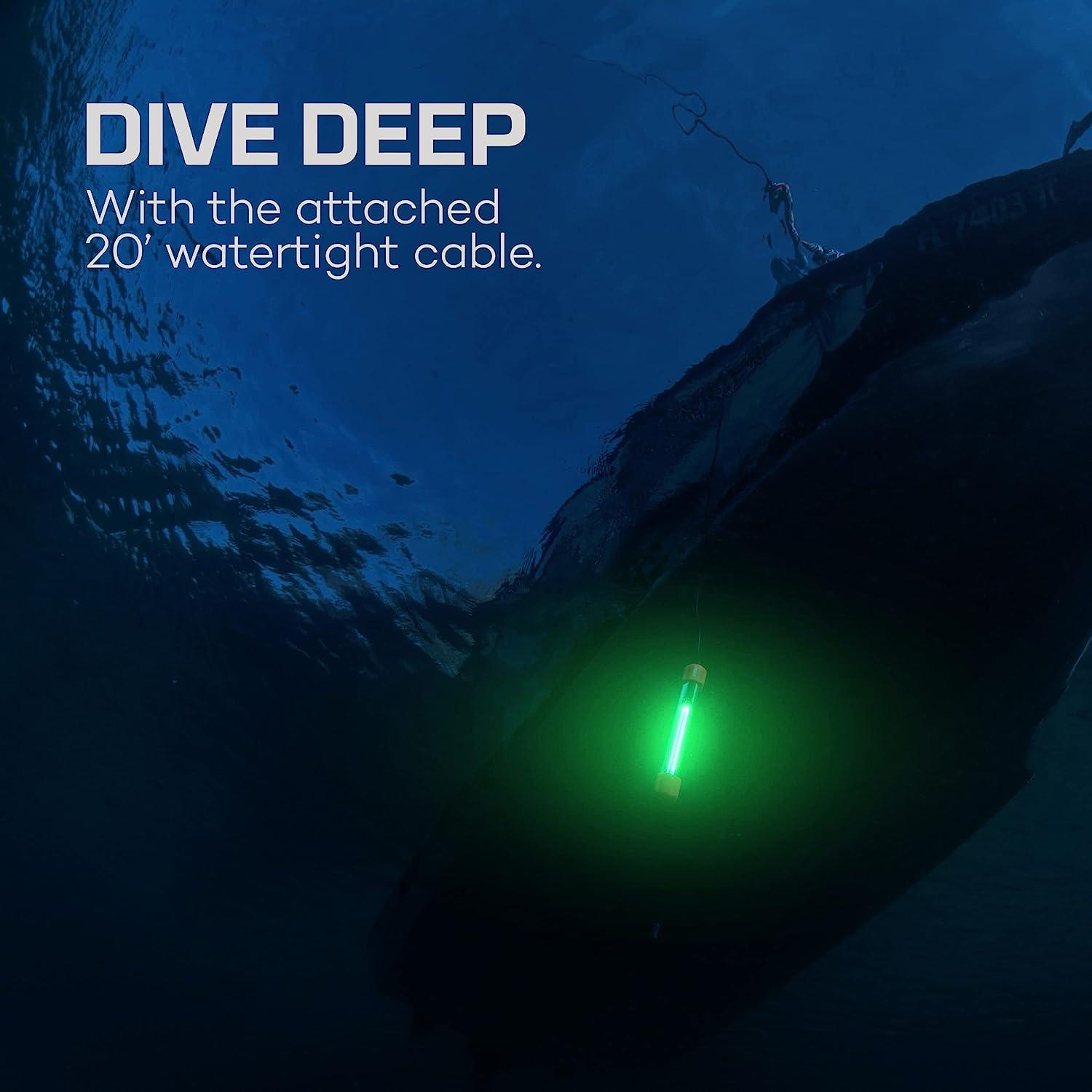Submerser 800c Underwater Fishing Light – 800 Lumen Green Fishing Light by  NEBO