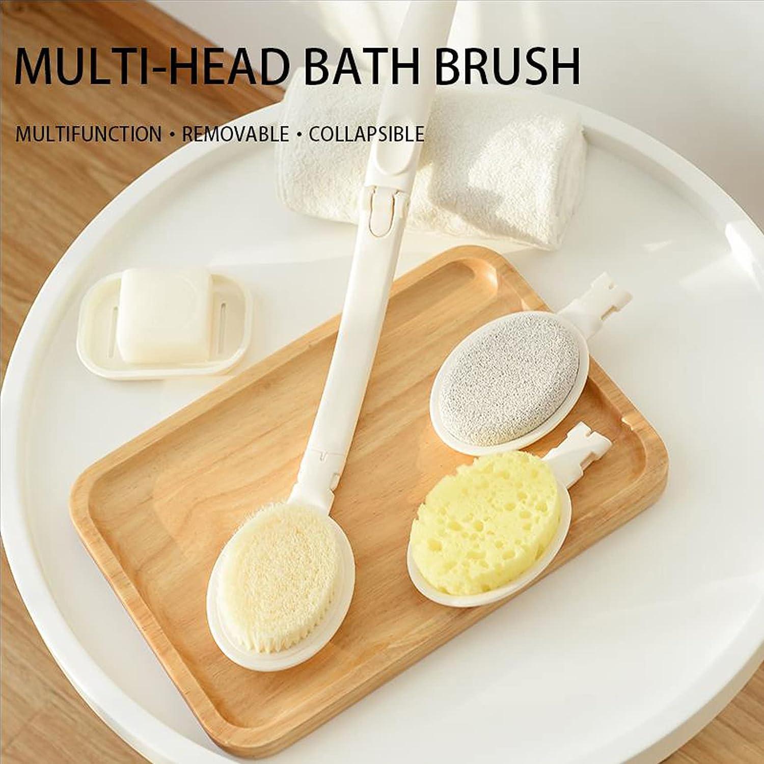 Bathroom Long Handle Cleaning Brush Multifunctional Replaceable