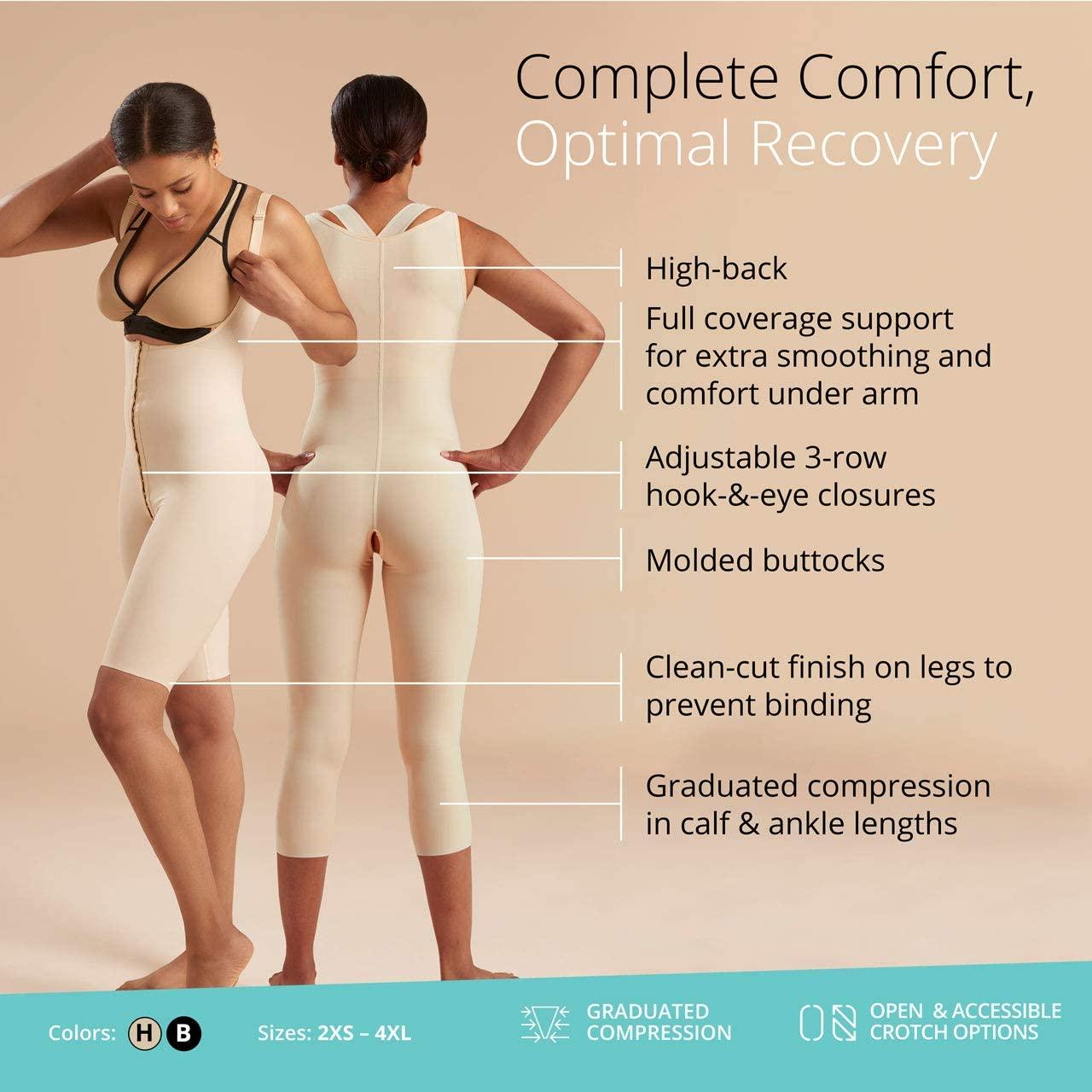 Marena Recovery Panty-Length Post Surgical Compression Girdle with  High-Back : : Fashion