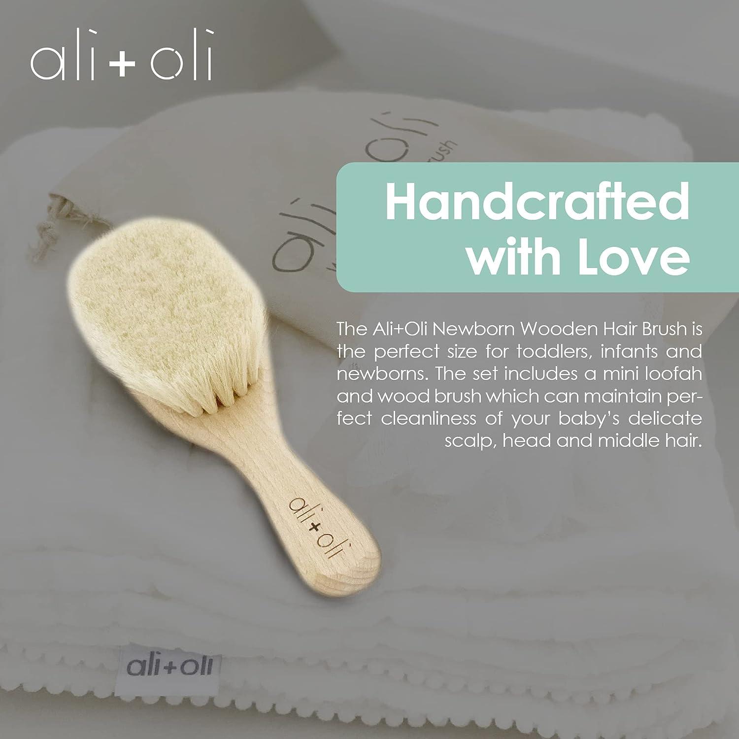 Exquisite Handmade Maple Bath Brush: FSC-Certified & All-Natural