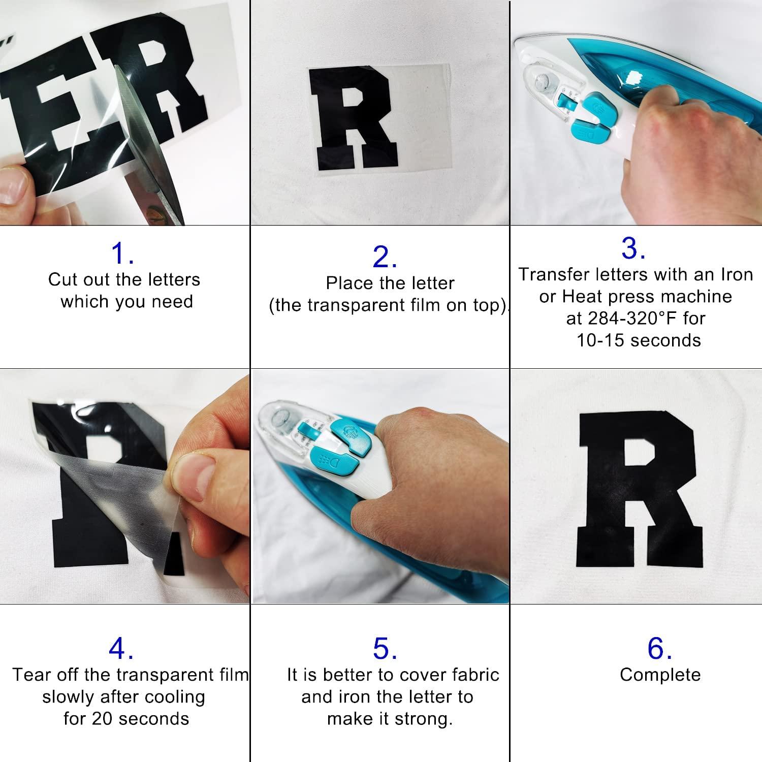 3 Ways to Use Iron On Letters 