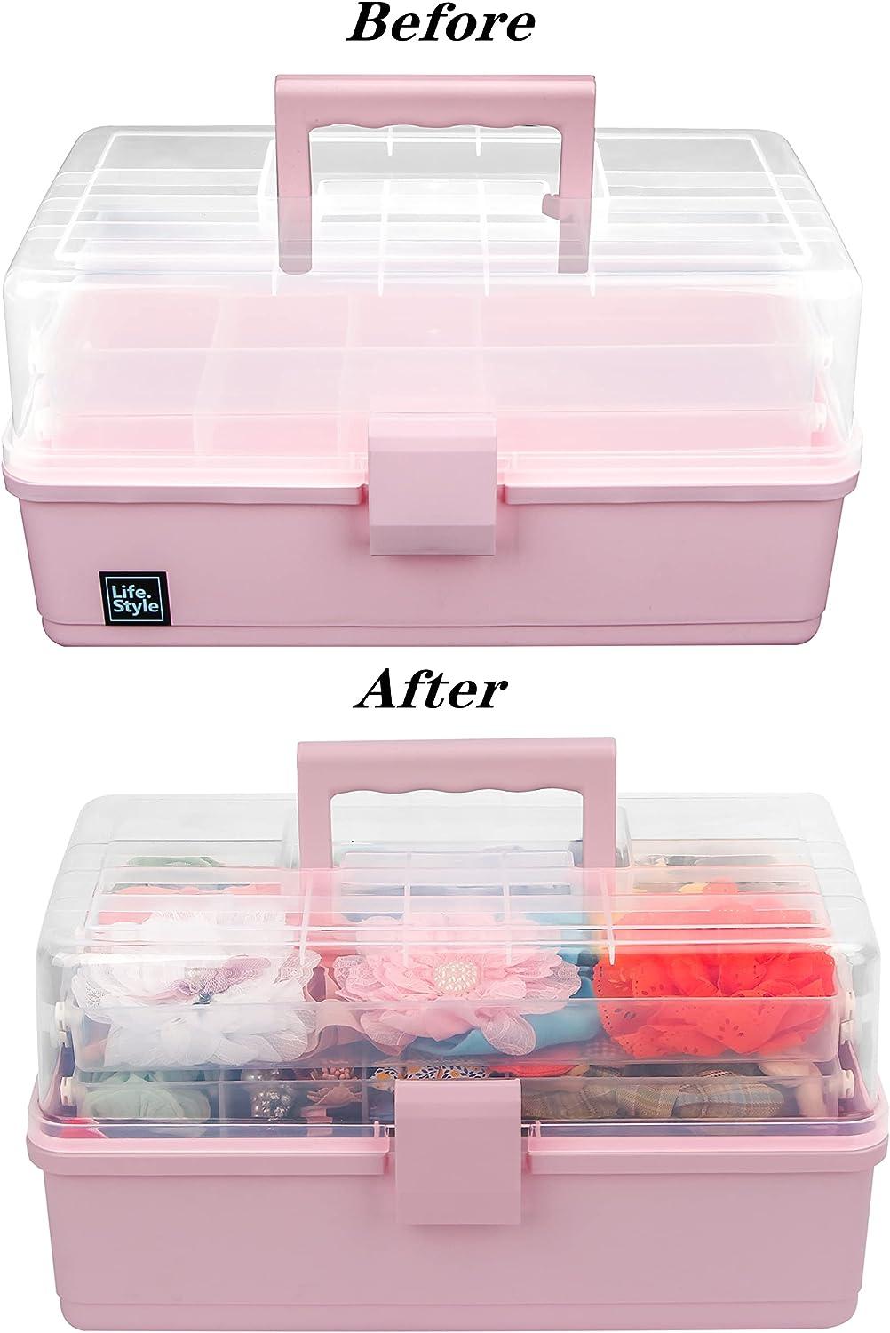 360°Rotating Hair Accessories Organizer, Bathroom Containers for Headband,  Bows, Hair Tie, Hair Tools, Scrunchie, Jewelry Storage Box Earring Holder  for Bracelets Rings Bracelets (Pink, 4 Tiers) - Yahoo Shopping