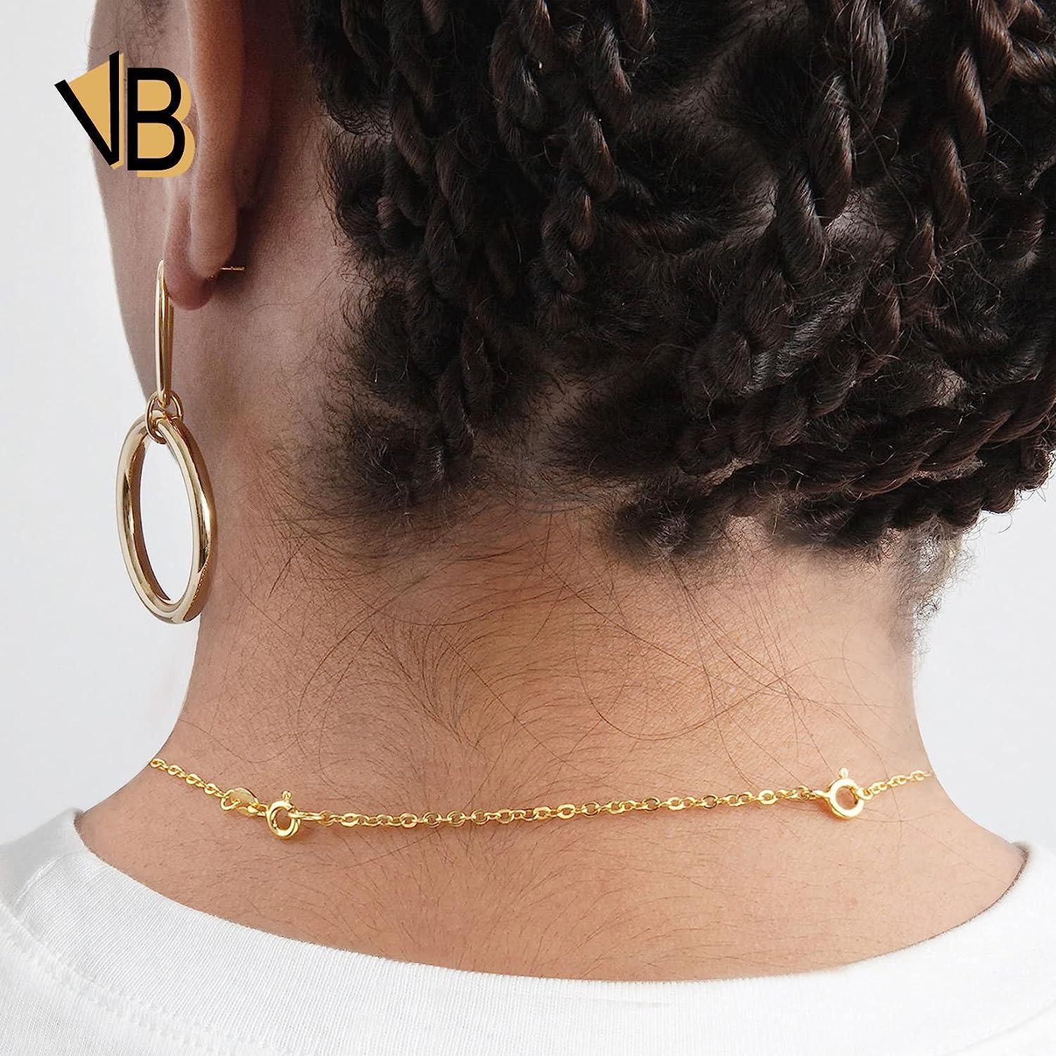 Gold Necklace Extenders 14k Gold Plated Extender Chain 925 Sterling Silver  Extension Bracelet Extender Gold Chain Extenders for Necklaces 3 Pcs -  Venue Marketplace