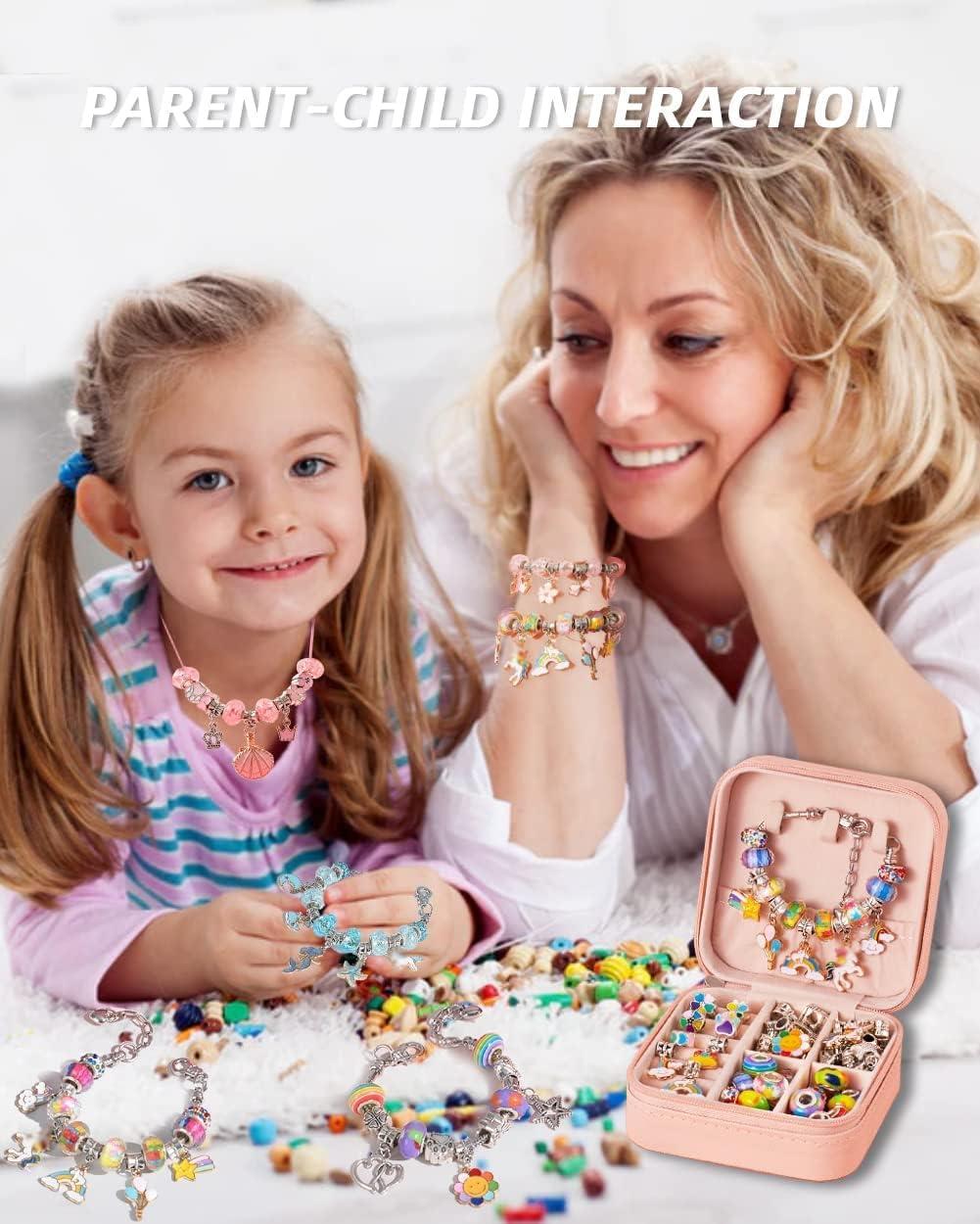 Charm Bracelet Making Kit for Girls, DIY Jewelry  