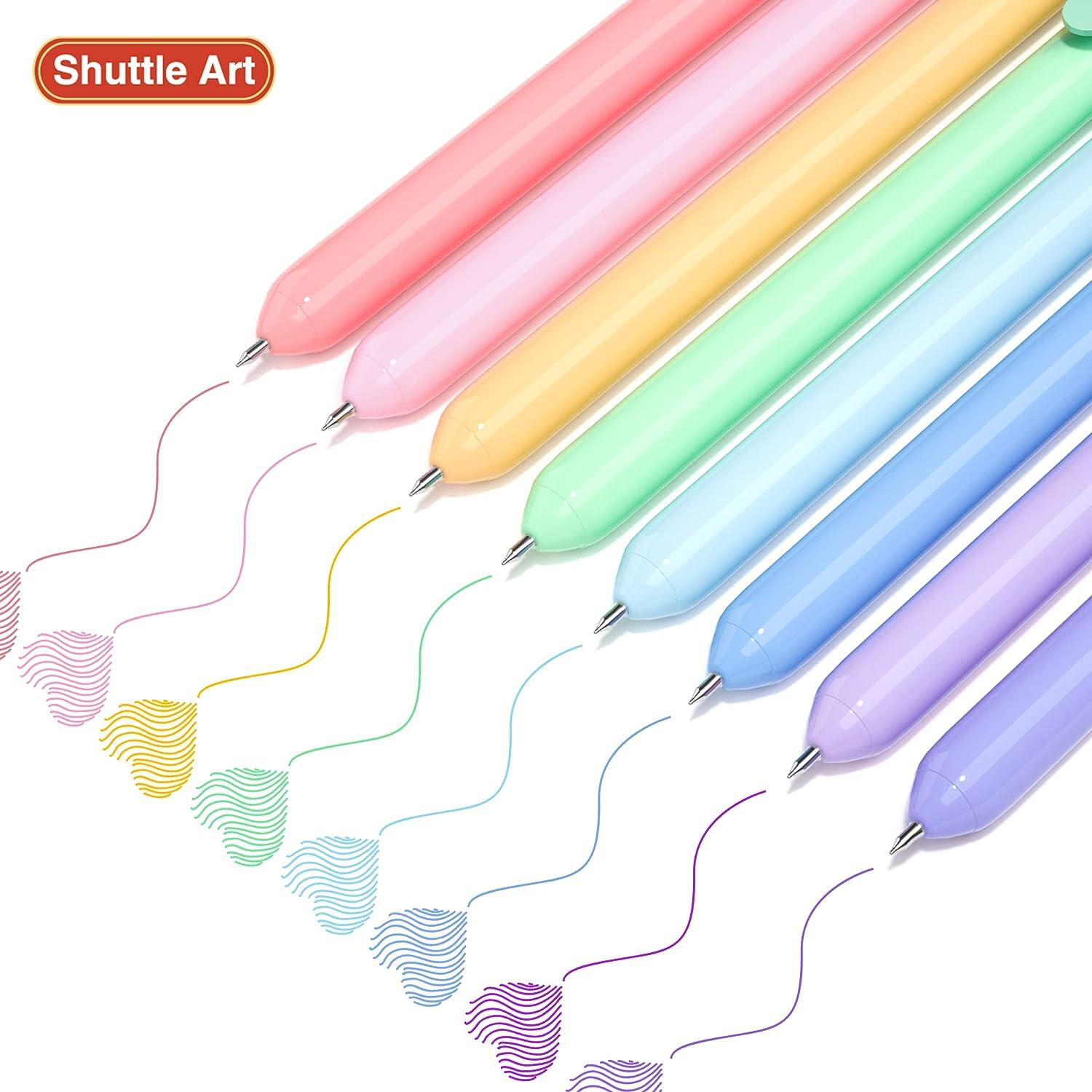Colorful Pens Gel Pens Colored Pens Gel Ink Pen Ballpoint Pen for Bullet Journaling Note Taking Writing Drawing Coloring Japanese Stationery Korea