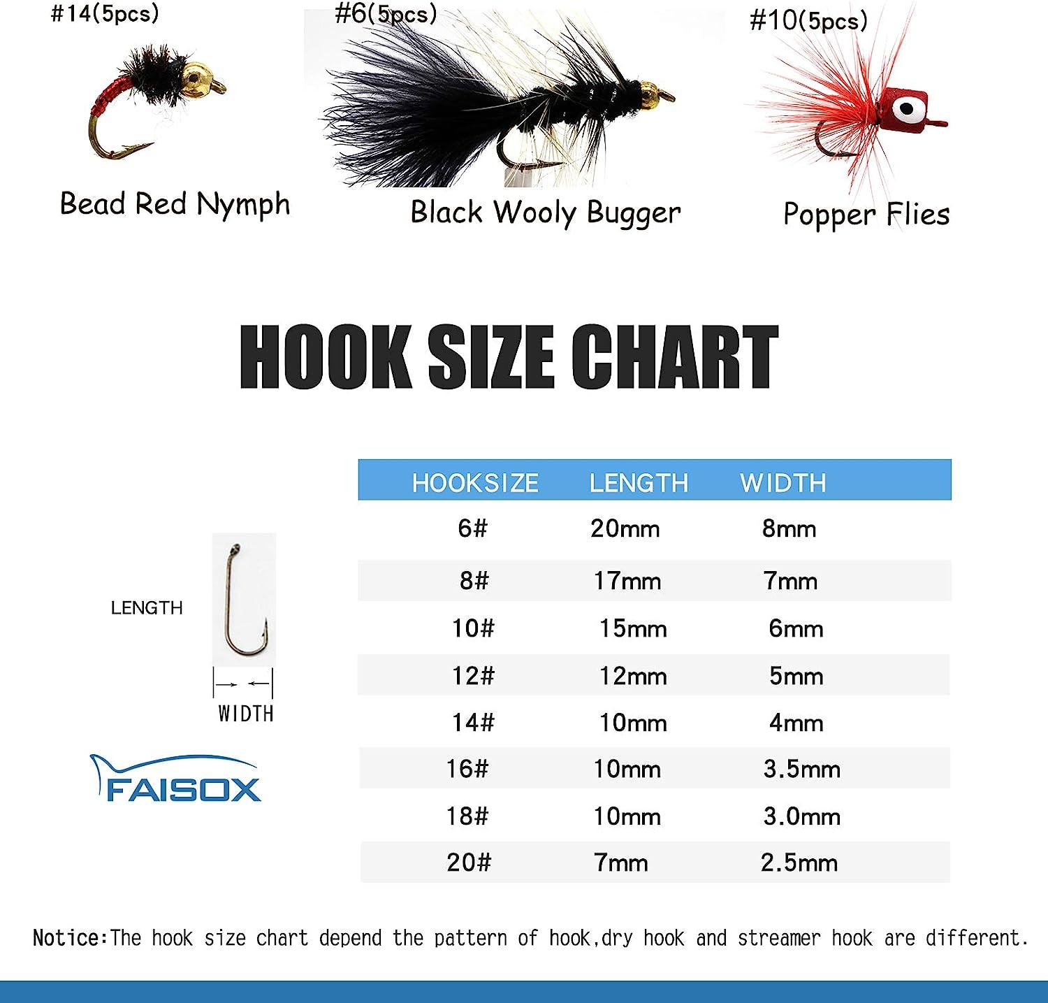 Fly Fishing Flies Assortment Kit 30/50/60/100/168pcs Dry Wet