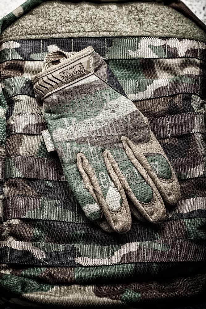 Mechanix Wear - Original Woodland Camo Tactical Gloves (Large