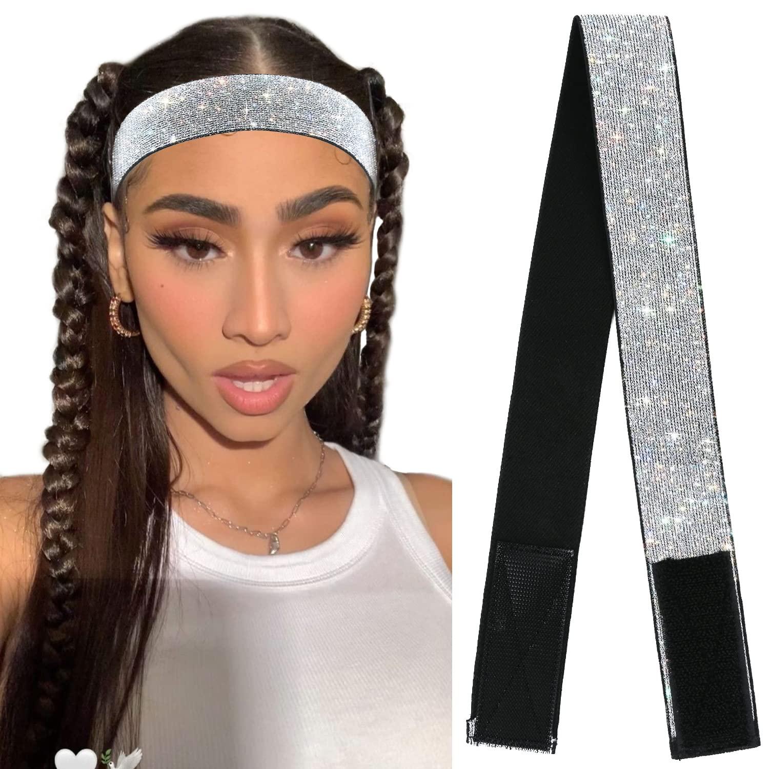 Temu Headband for Closure Frontal Wigs, Lace Front Wigs, Front Lace Wigs Adjustable Elastic Lace Melting Band for Wig Edges Wig Edge, Christmas Gifts