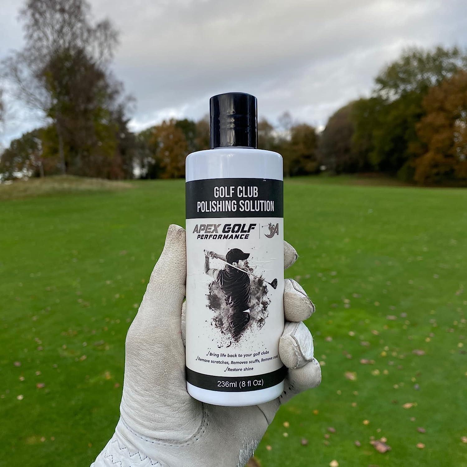 Golf Club Cleaner Spray Bottle Polish Cleaning Solution Polishing