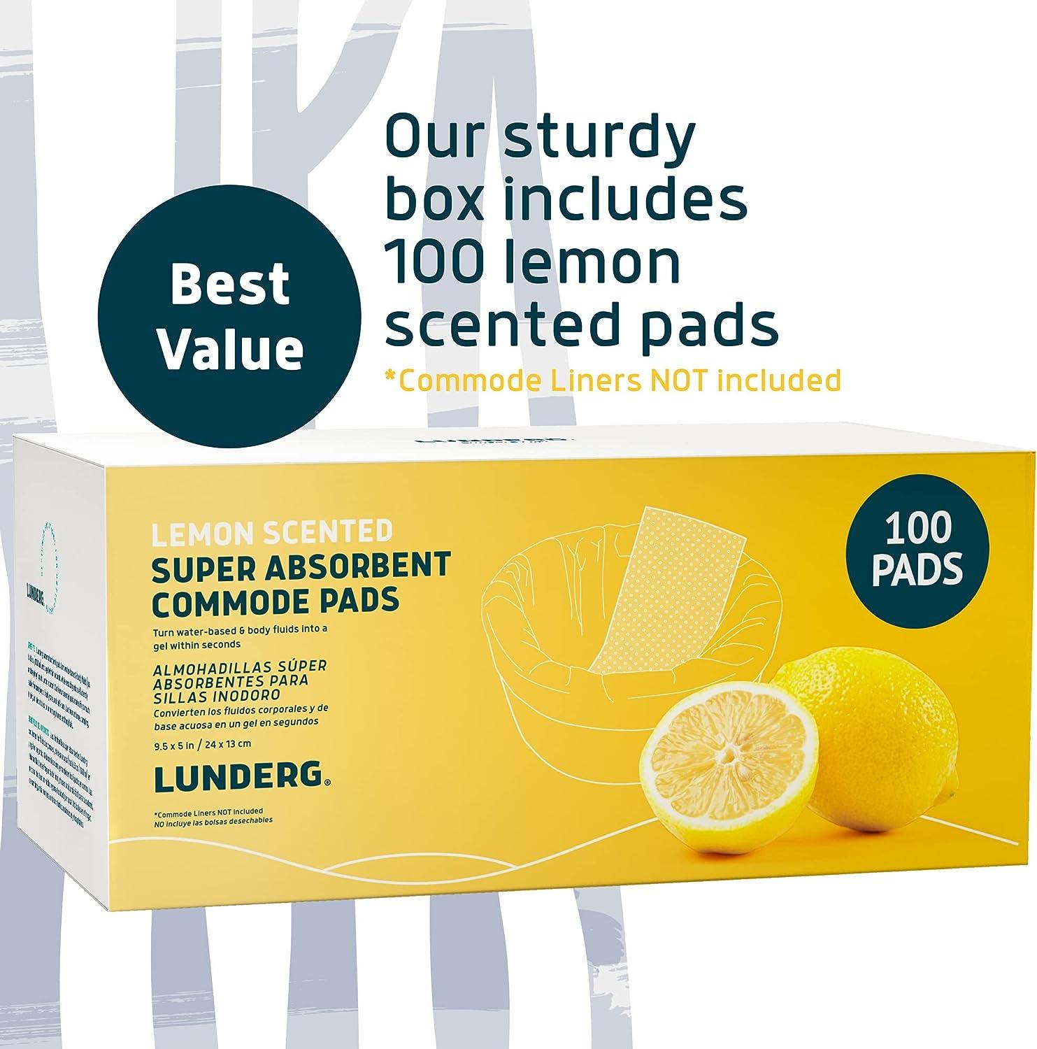 Lunderg Disposable Urine Bags for Men with Super Absorbent Pad