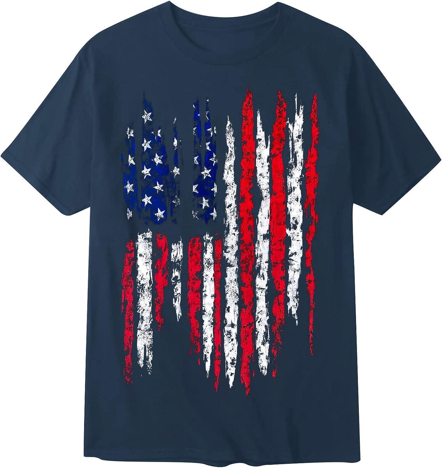 Men's T Shirt 4th of July Funny T Shirts Graphic 3D Printing