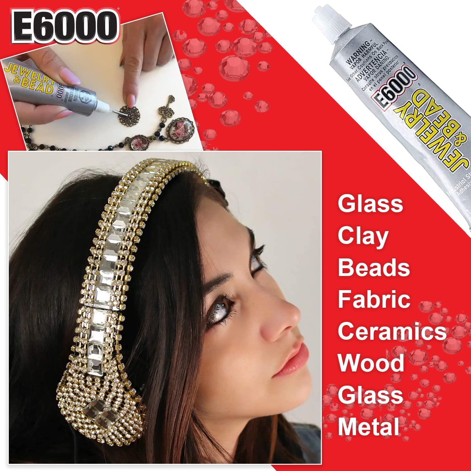 E6000 Adhesive Rhinestones Glue For Crafts, Jewelry And Bead E6000 Clear  Glue