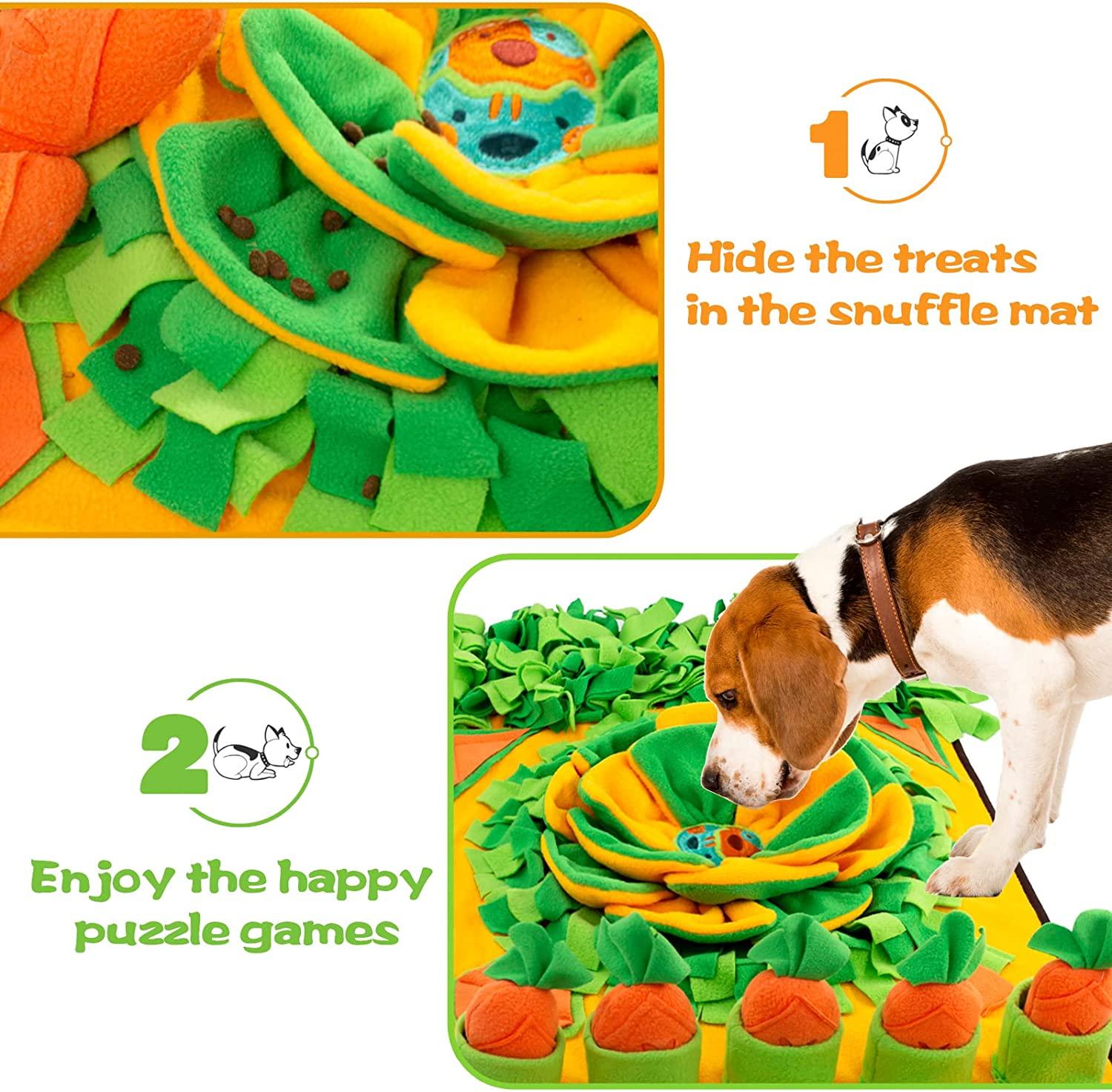 Puzzle Activity Mat Pet Dog Treat Mat for Stress Release, Nose Work Mat for  Slow Feeding Wbb16301 - China Dog Mat and Pet Mat price