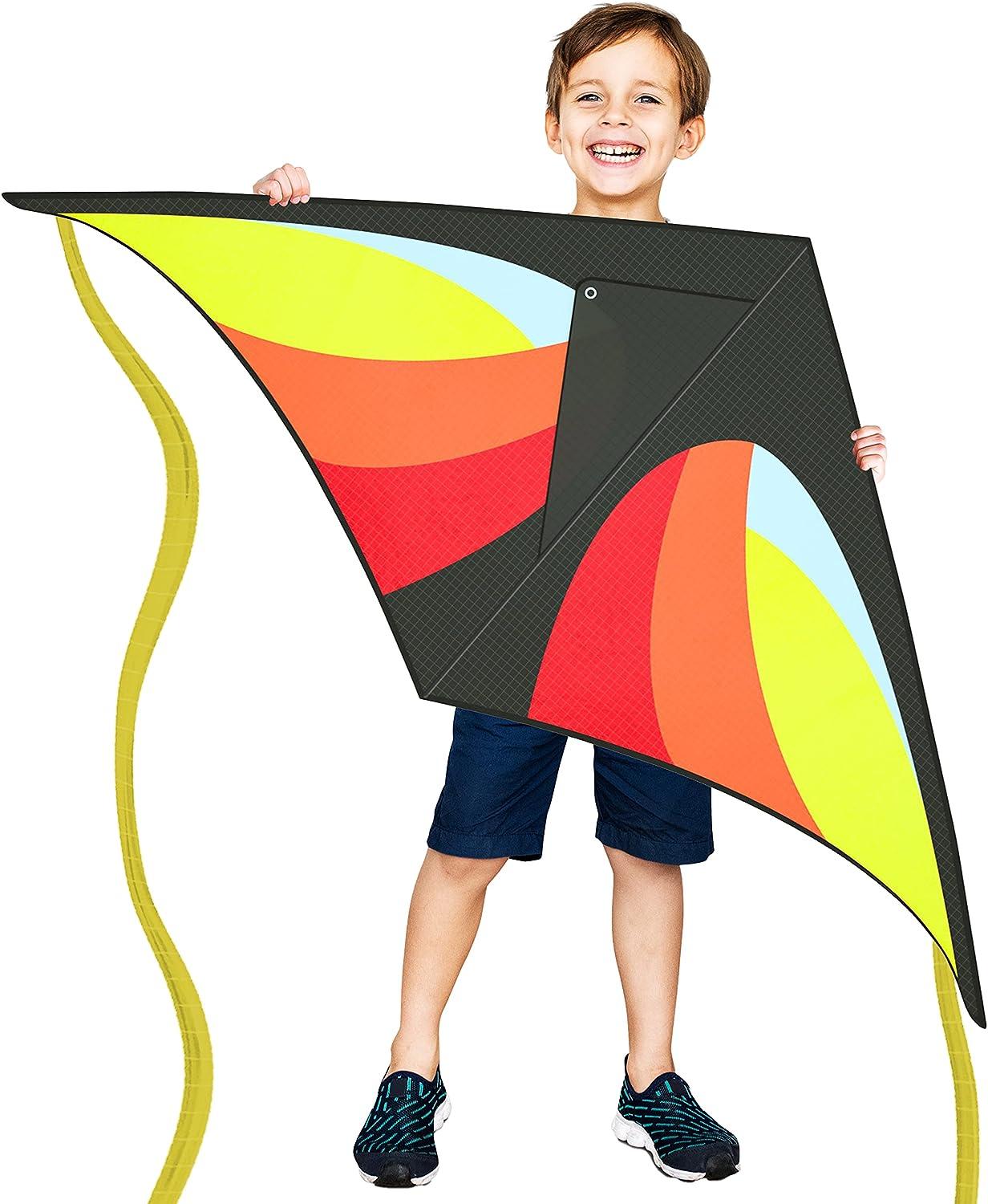 KITEDRONE Deltawing Performance Kite Toy for Kids - LOL Surprise  #LETSBEFRIENDS - 200 Feet Fying Line and Spool