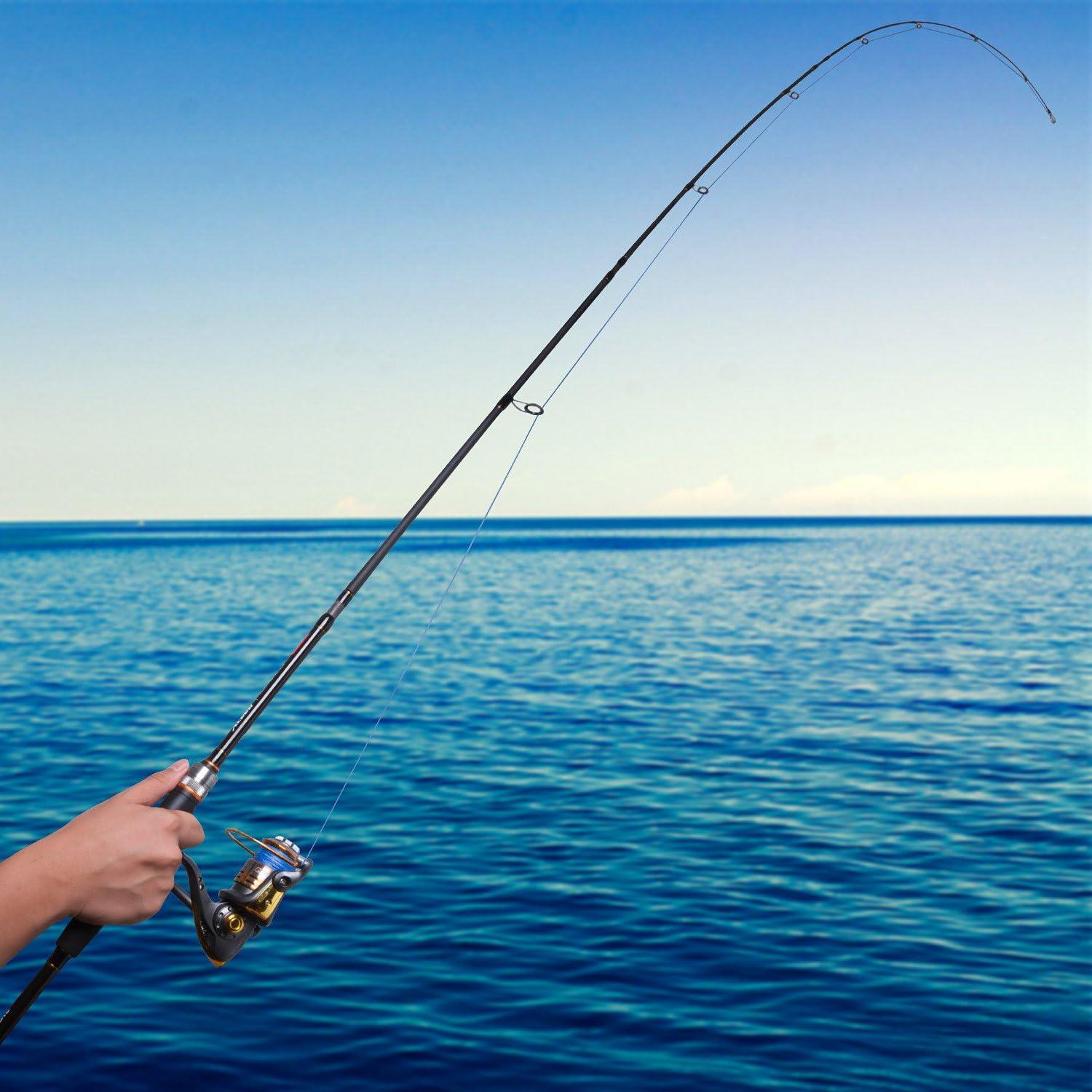 4 Sections Bass Fishing Rod and Baitcasting Fishing Reel Casting Rod  Fishing Set
