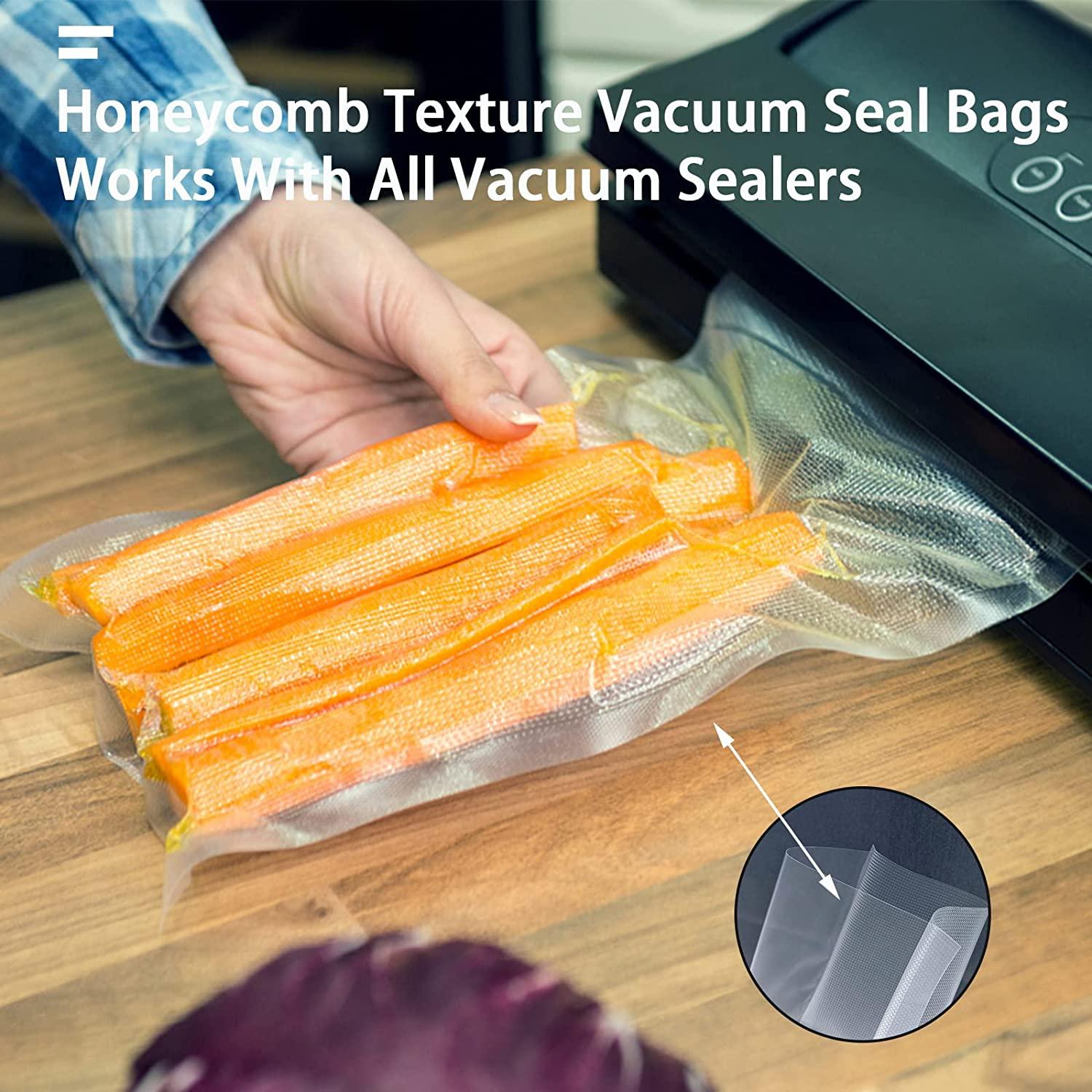 100 Pcs Vacuum Food Packaging Bags Thickened Airtight Food Storage
