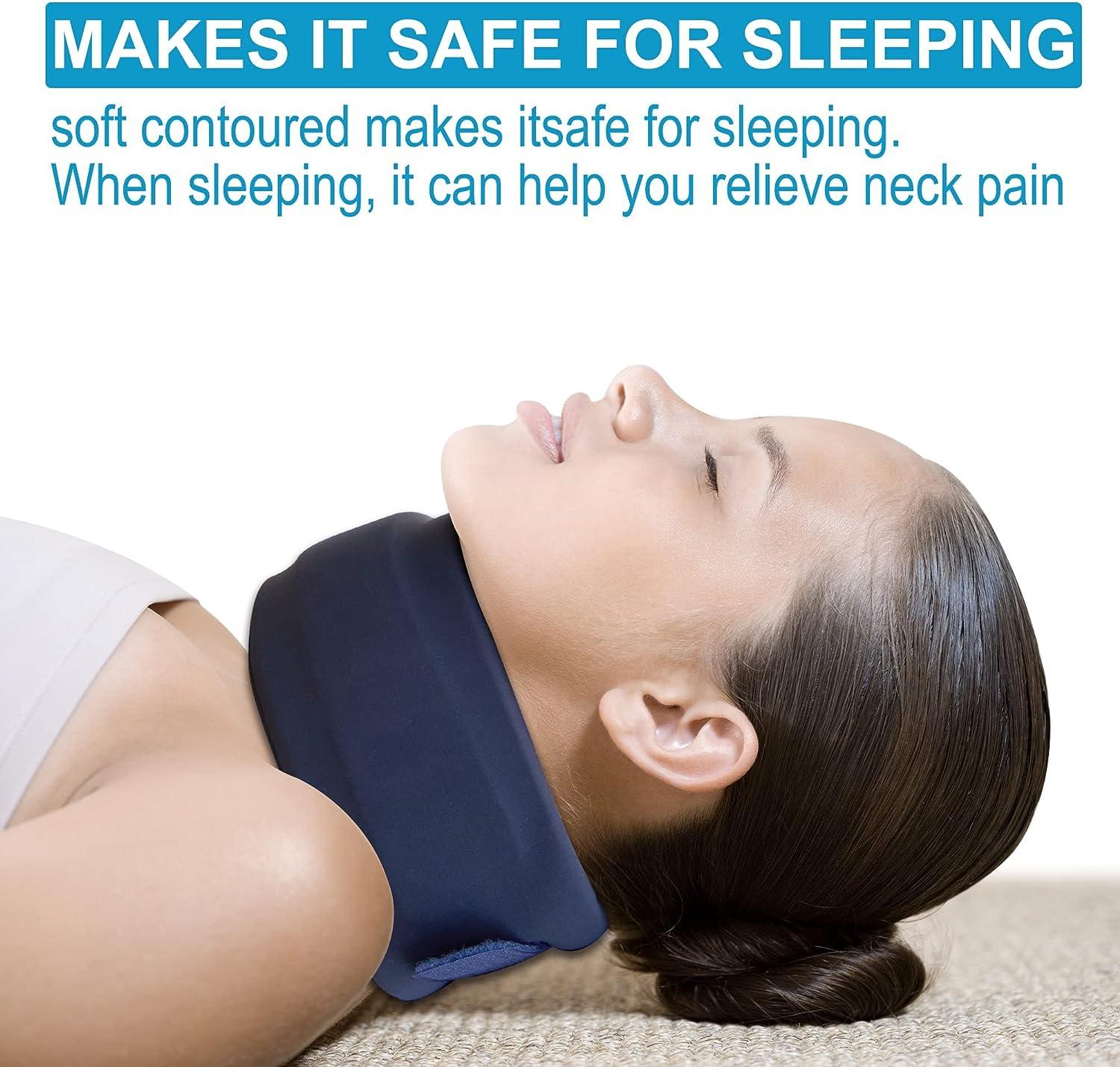 Adjustable Neck Support Brace for Sleeping - China Cervical Collar