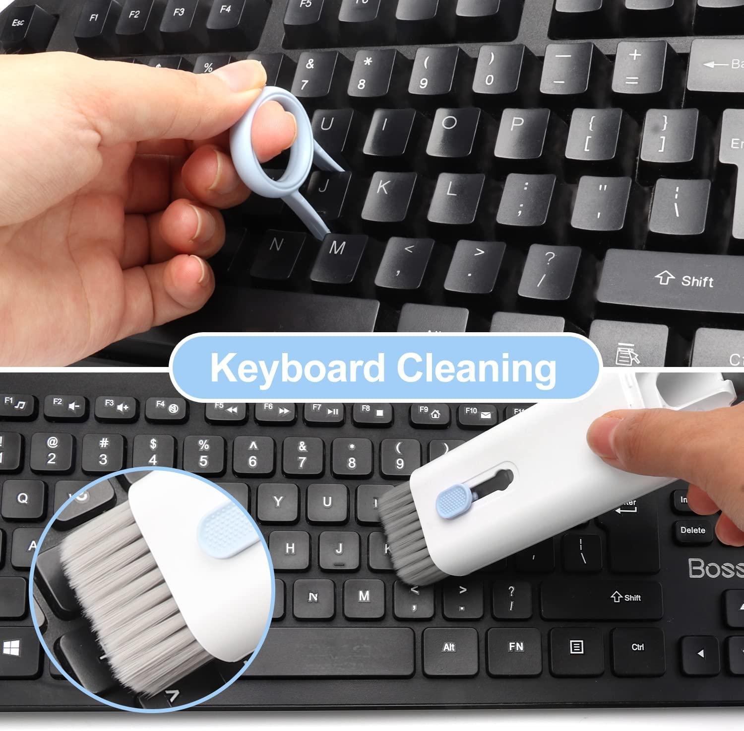 7-in-1 Electronics Cleaner Kit - Keyboard Cleaner Kit, Portable  Multifunctional Cleaning Tool For Pc Monitor/earbud/cell  Phone/laptop/computer/bluetoo