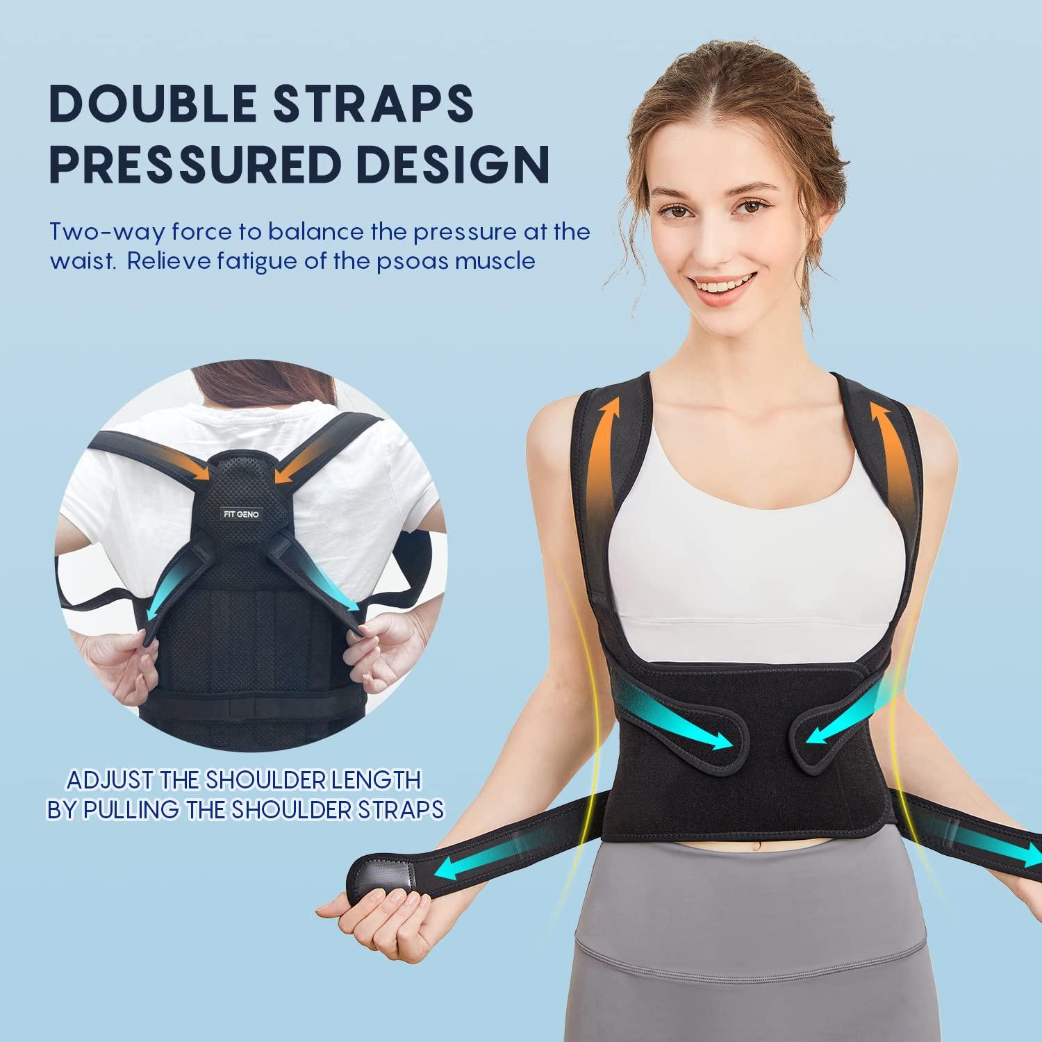 S-5XL Plus Size Posture Corrector for Men and Women Teenager Student  Adjustable Back Brace Upright Full Back Support Straightener Prevent  Scoliosis Improve Hunchback : : Health & Personal Care