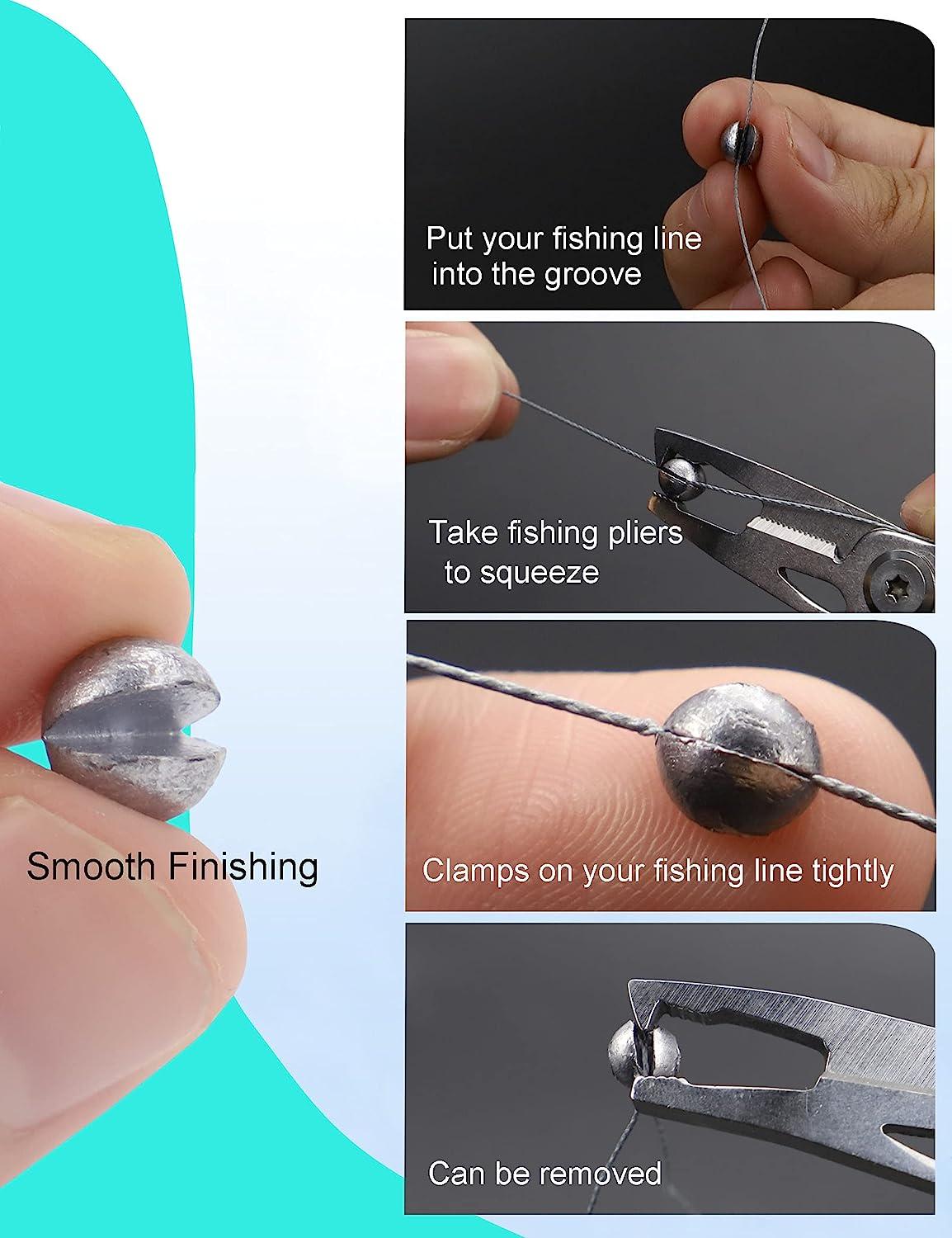 Egg Sinkers Weights Fishing Weights Saltwater Oval Shaped Sinkers