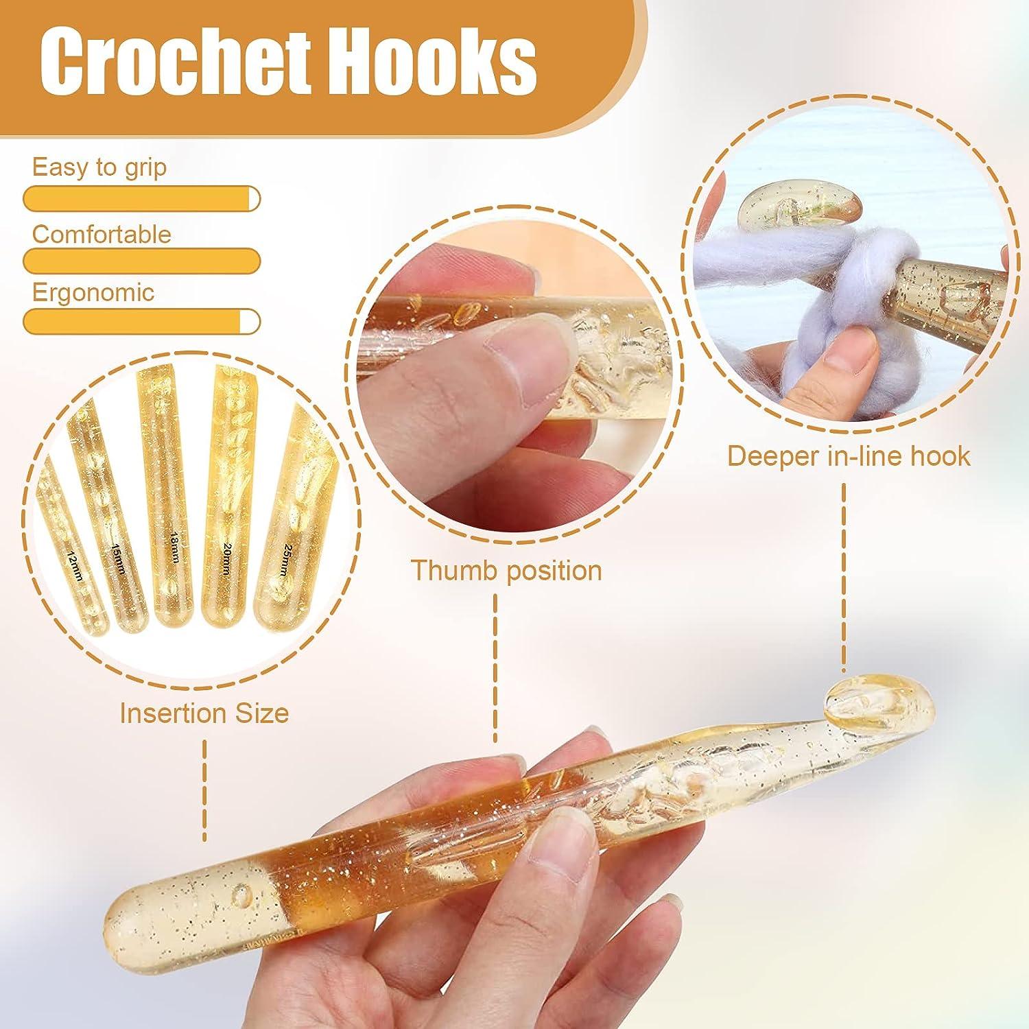 ergonomic crochet hook handle  Custom crochet hooks, Crochet