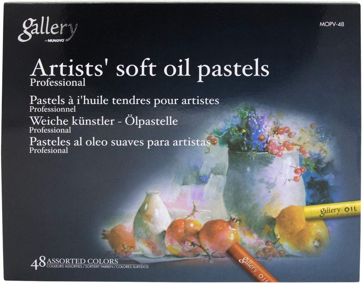 Mungyo Gallery Artist Soft Oil Pastels Set of 24 - Assorted