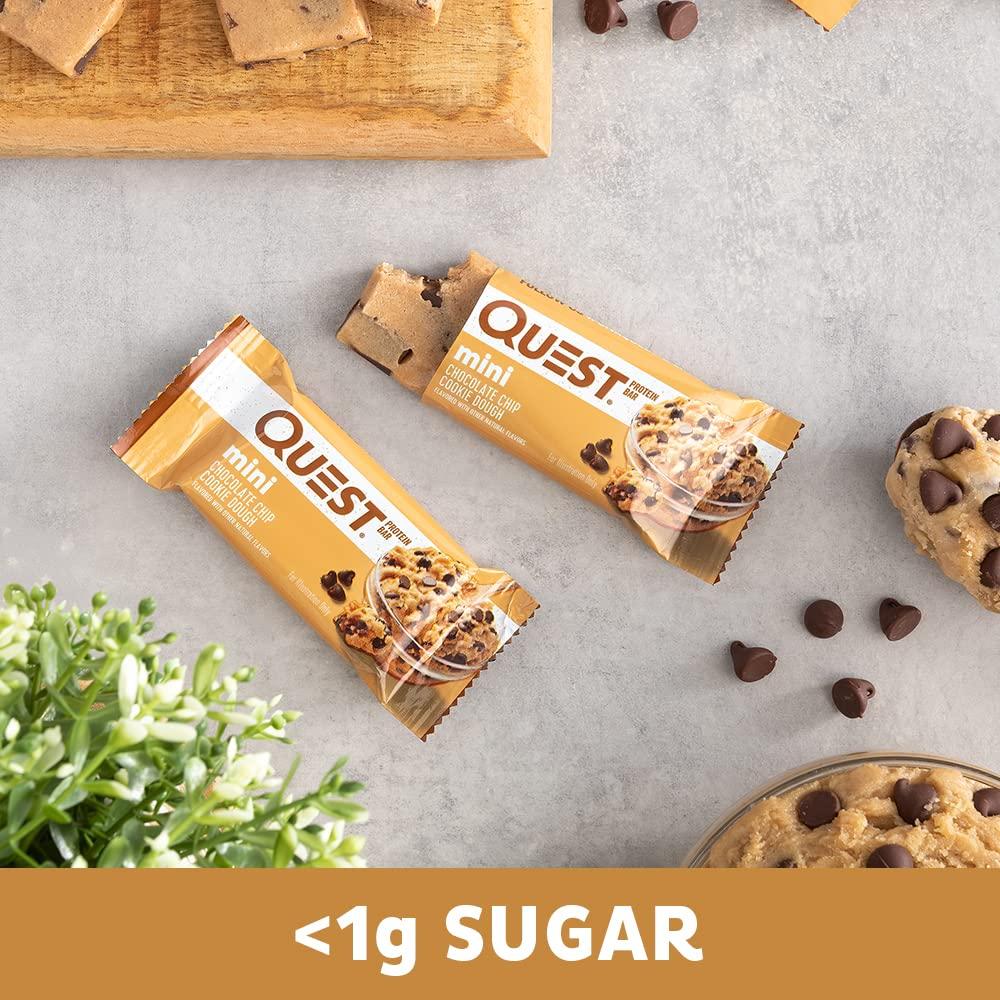 Quest Mini Bars, Chocolate Chip Cookie Dough, 14/box : : Health &  Personal Care