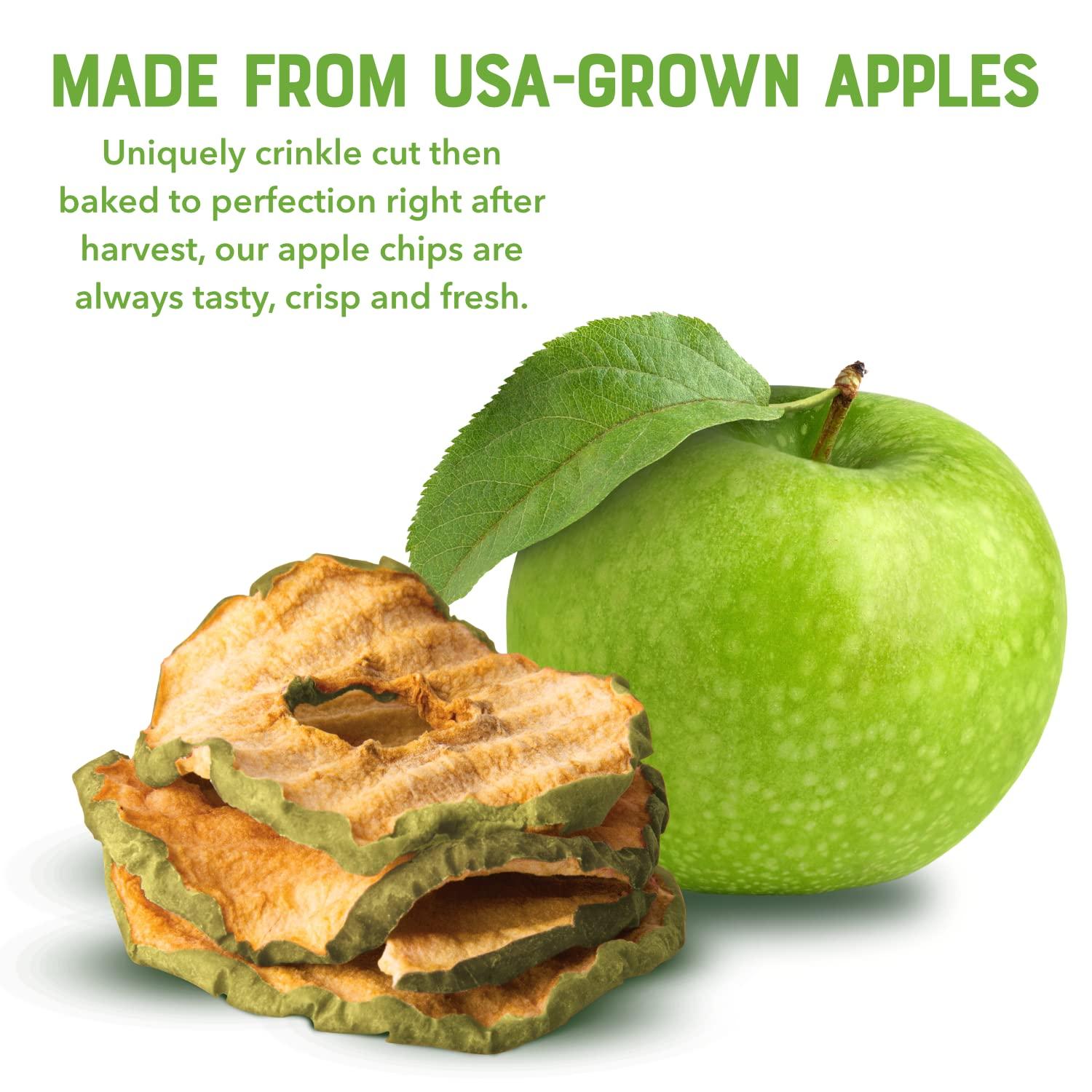  Gourmet Nut Simple Slices Baked Apple Chips, USA