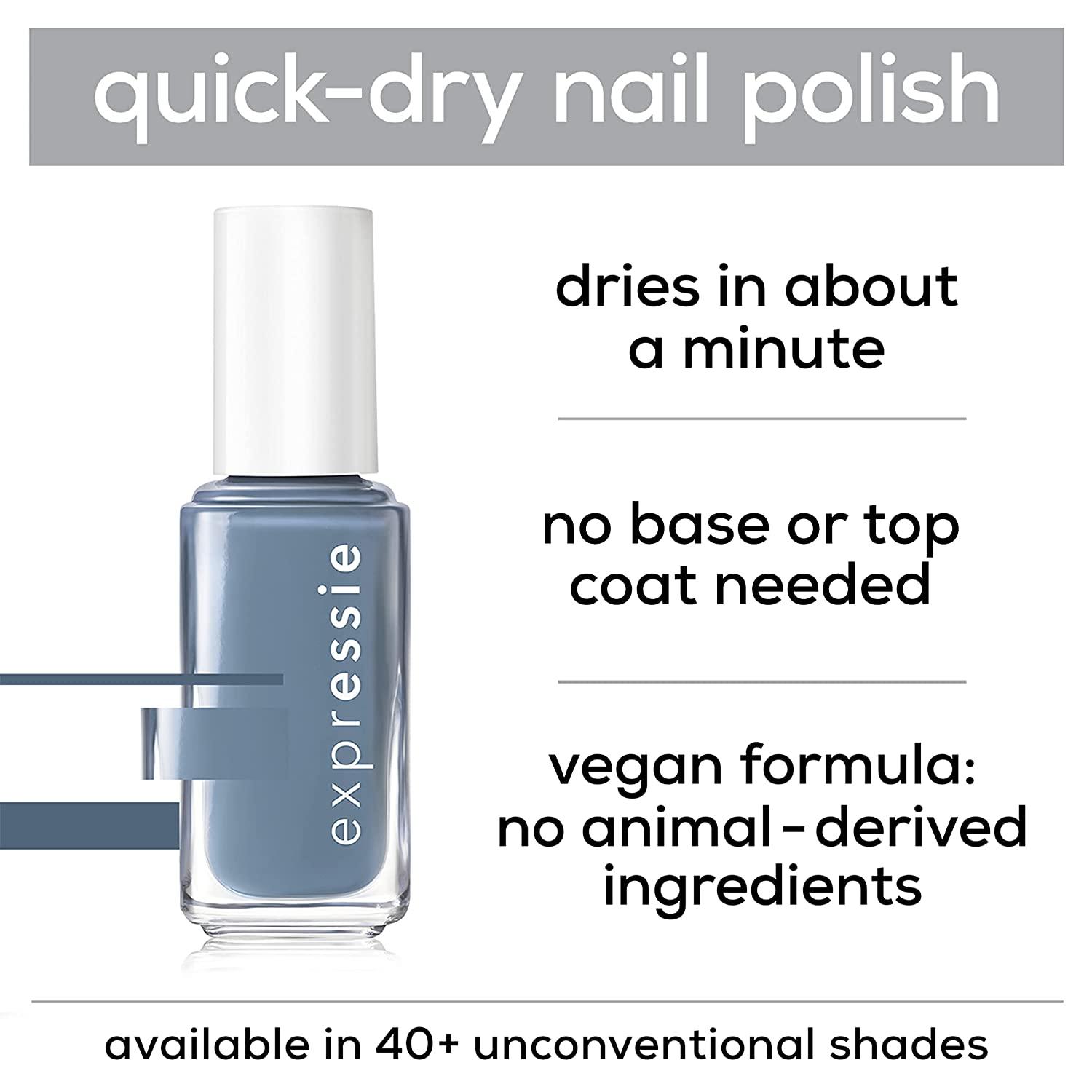 essie expressie Quick-Dry Nail Fl destiny Destiny, 8-Free of 0.33 1) with with sk8 Vegan, with undertones) blue 0.33 Oz Destiny, Polish, Lilac, Sk8 Ounce (lilac with Sk8 356 (Pack