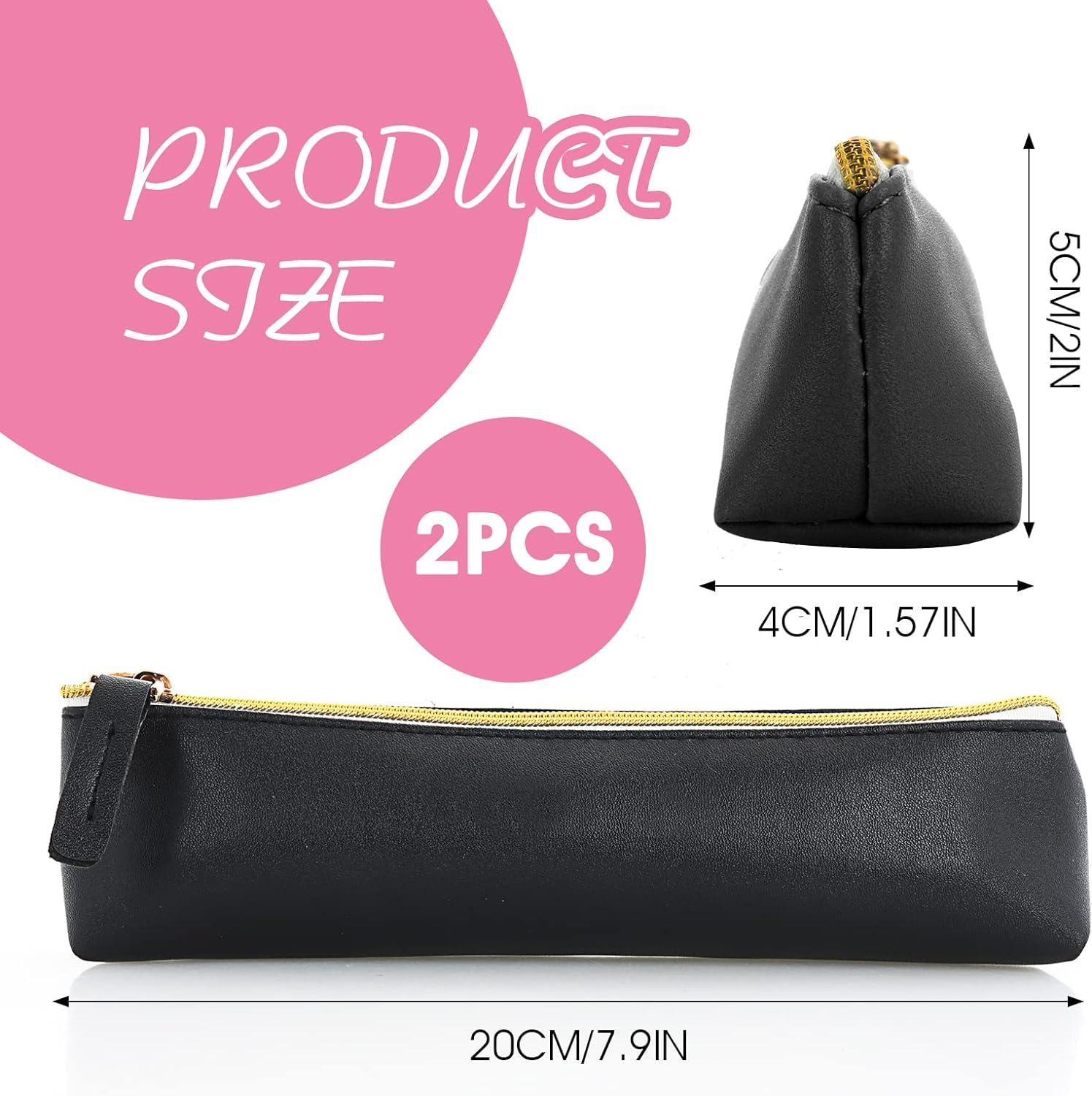 2pcs Waterproof Mini Cosmetic Bag, Ideal For Carrying Wallet