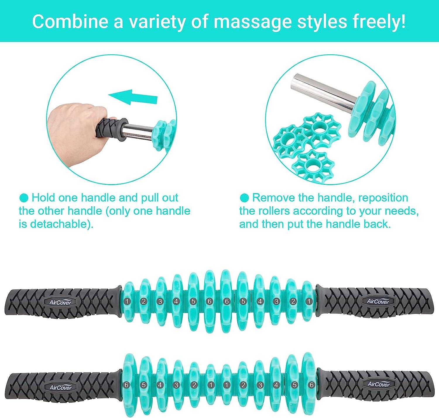 1PC Back Massage Stick Trigger Point Therapy Massager Release Tool Body  Muscle