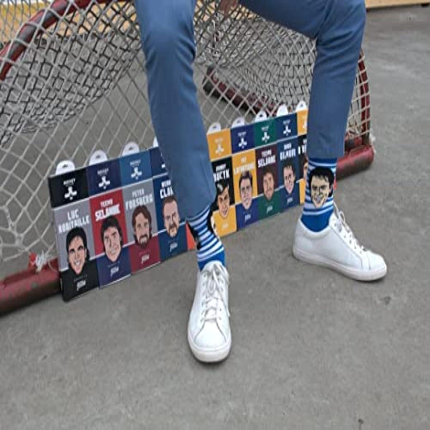 Major League Socks - Boston Bruins - Various Players - Hockey Fan Gift,  Unisex, One Size (7-13) Collectible Merchandise
