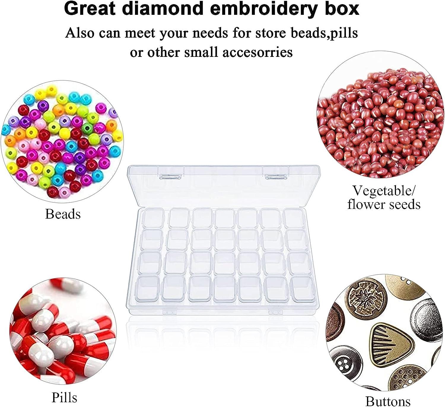 70 PCS 5D Diamond Painting Tools,Diamond Painting Accessories Kit with  Diamond Embroidery Box and Diamond Painting Roller for Adults or Kids