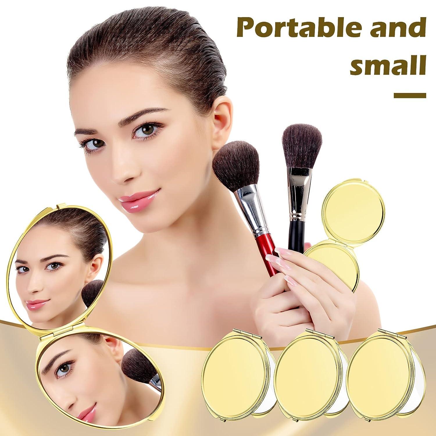 Compact Mirror, Travel Makeup Mirror, Small Portable Mirror for Purse  Pocket, 1X/3X Handheld Magnifying Mirror(Plum Blossom) : Amazon.in: Beauty