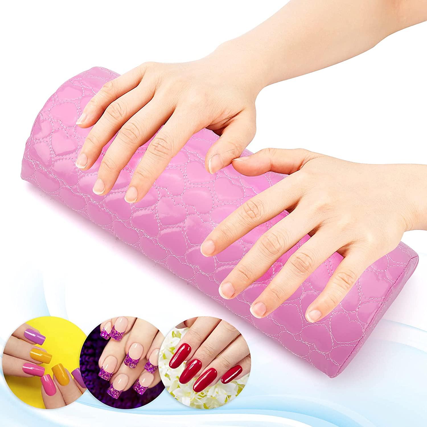 Beavorty 4pcs Nail Art Hand Pillow Nails Accessories Desktop