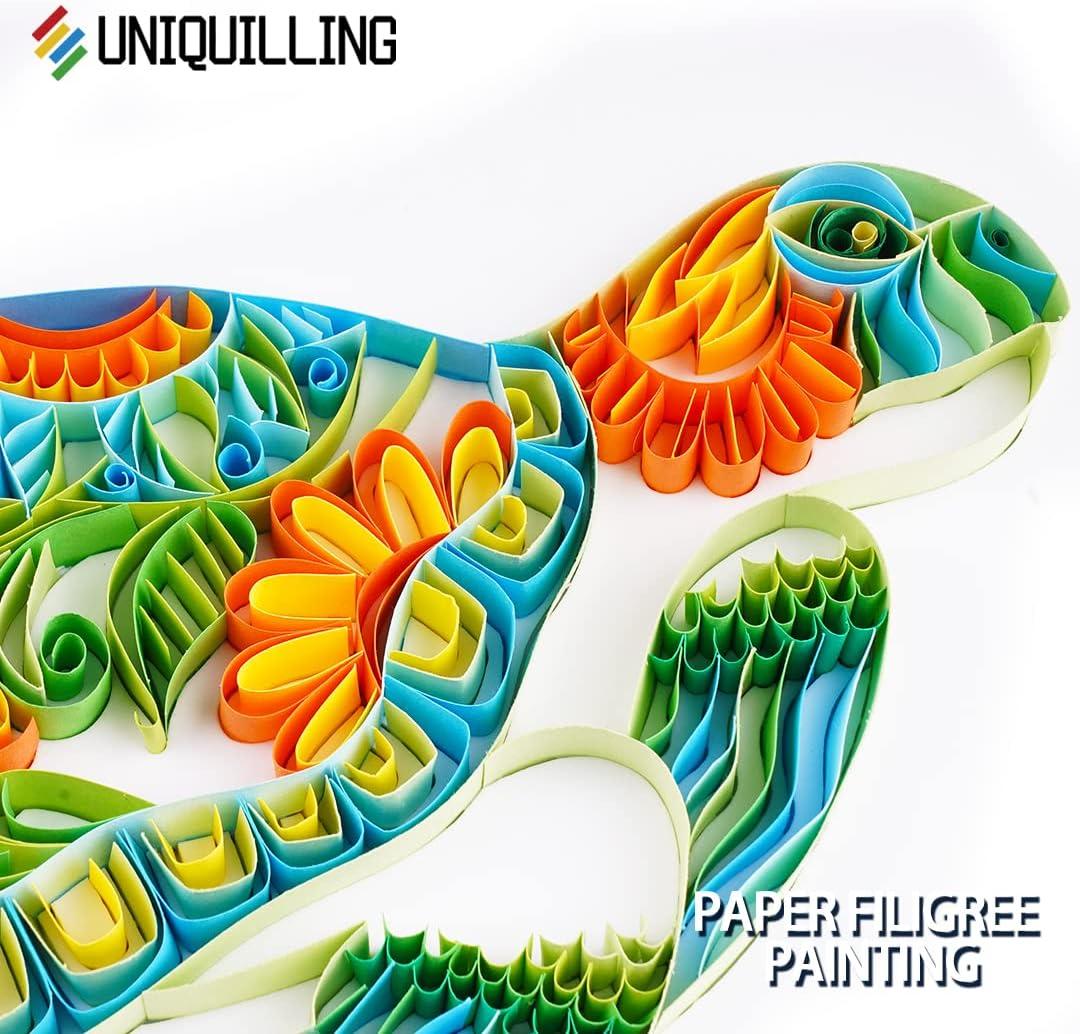 Uniquilling Christmas Quilling Kits Paper Quilling Kit for Adults, DIY Kits  for Adults Paper Filigree Painting Kits Paper Quilling Tools, Modern Wall