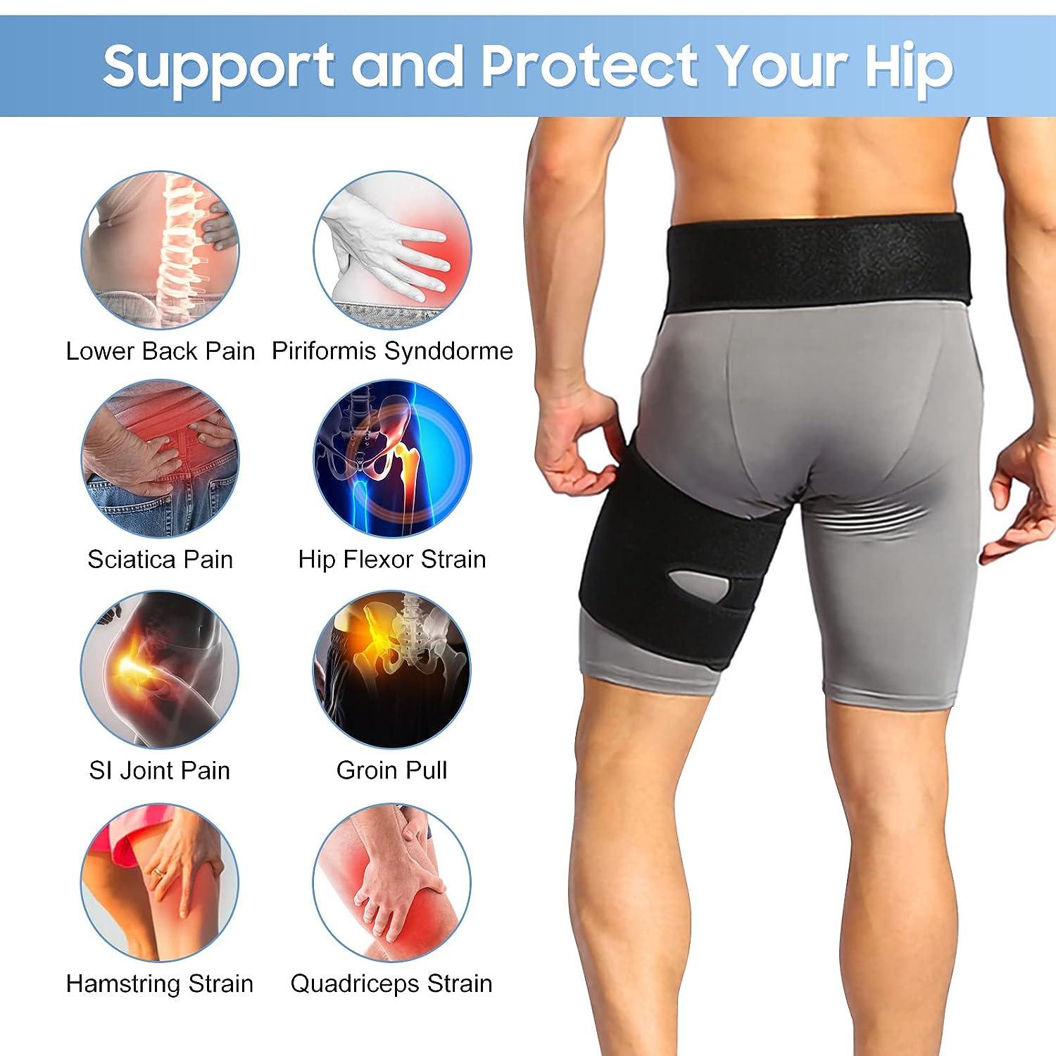 Alki Active Hip Pain Relief Compression Band for Women - Hip Support, Hip  Flexor Support, Pain in Hip Area, Hip Joint Pain, Compression Wrap with