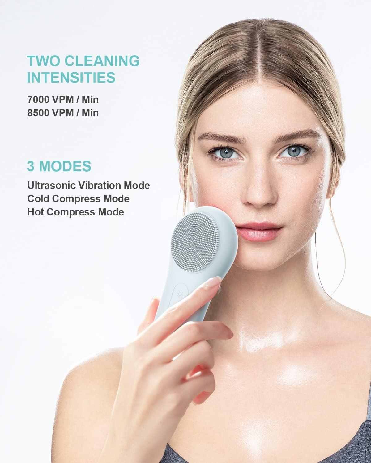 Electric Dual Mode Facial Cleansing Brush