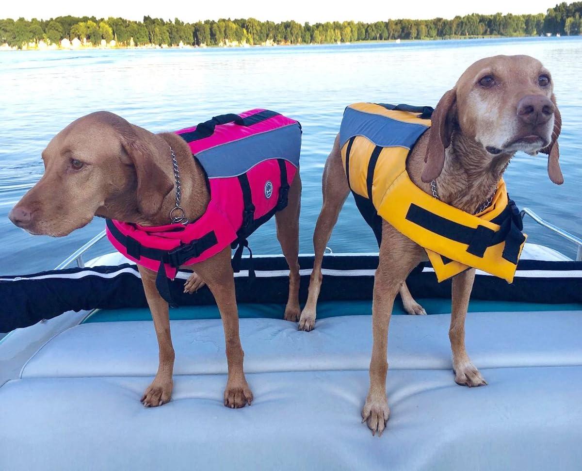 Vivaglory Dog Life Jackets with Extra Padding Pet Safety Vest for Dogs –  VIVAGLORY