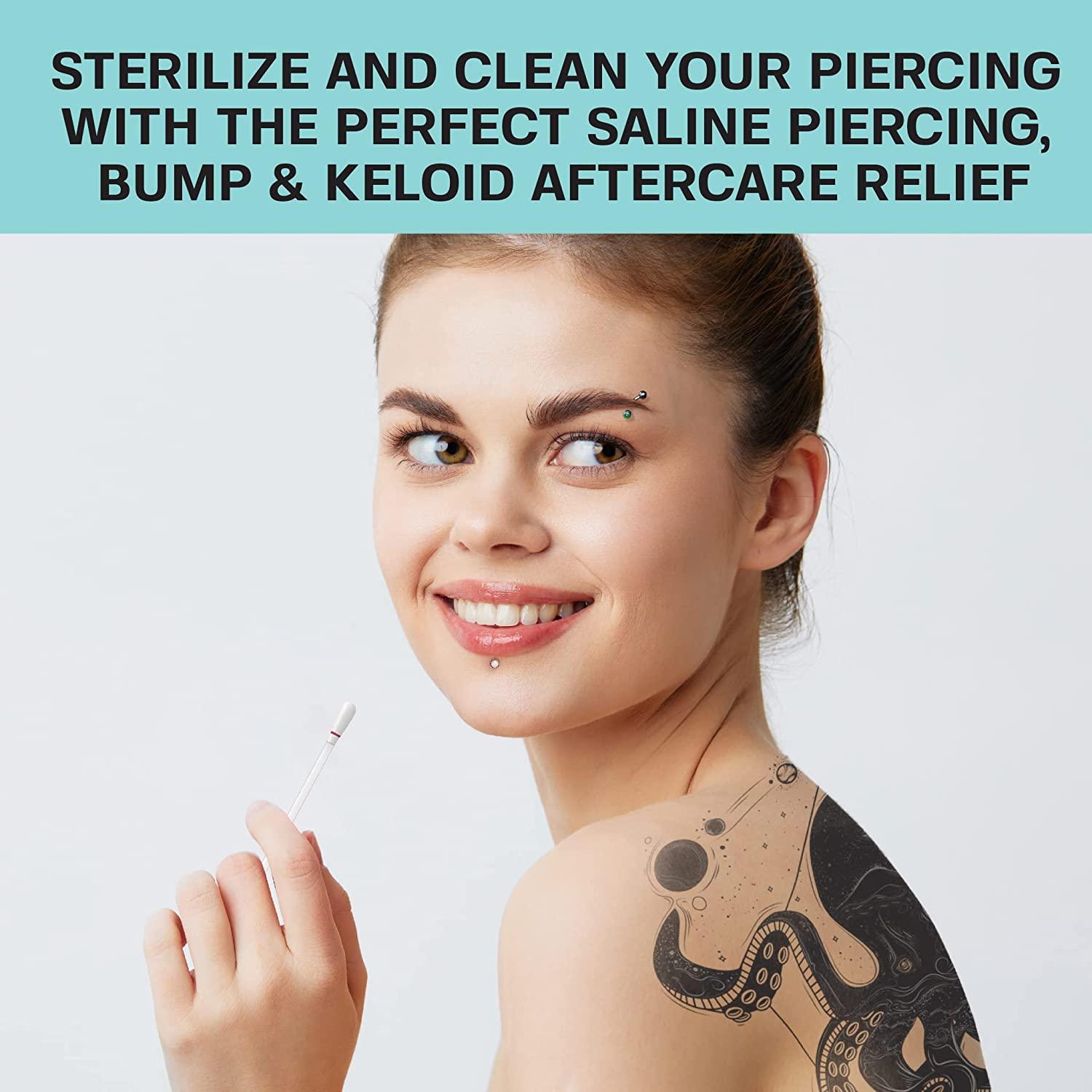 Base Labs Keloid Bump Removal Swabs | Medicated Piercing Aftercare ...