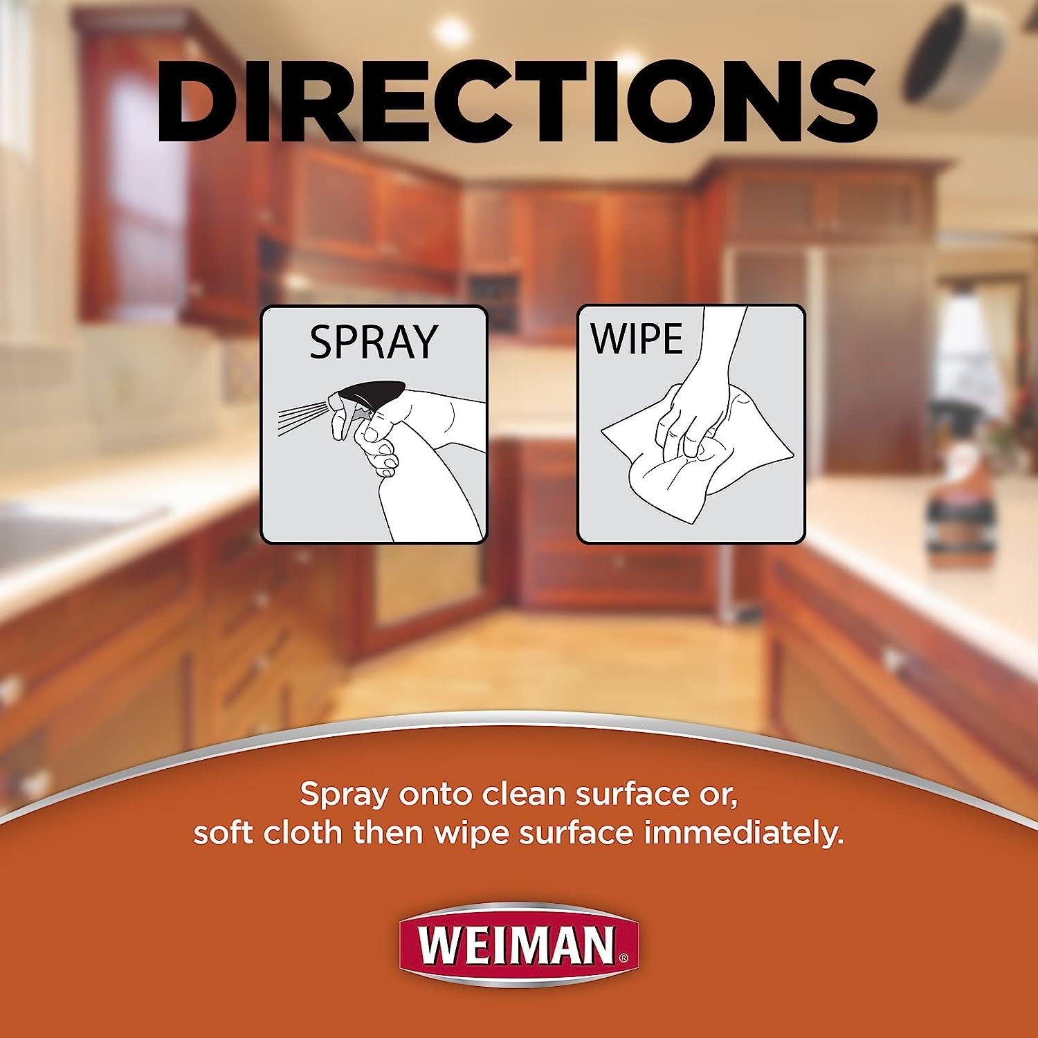 Weiman Wood Cleaner and Polish Wipes 