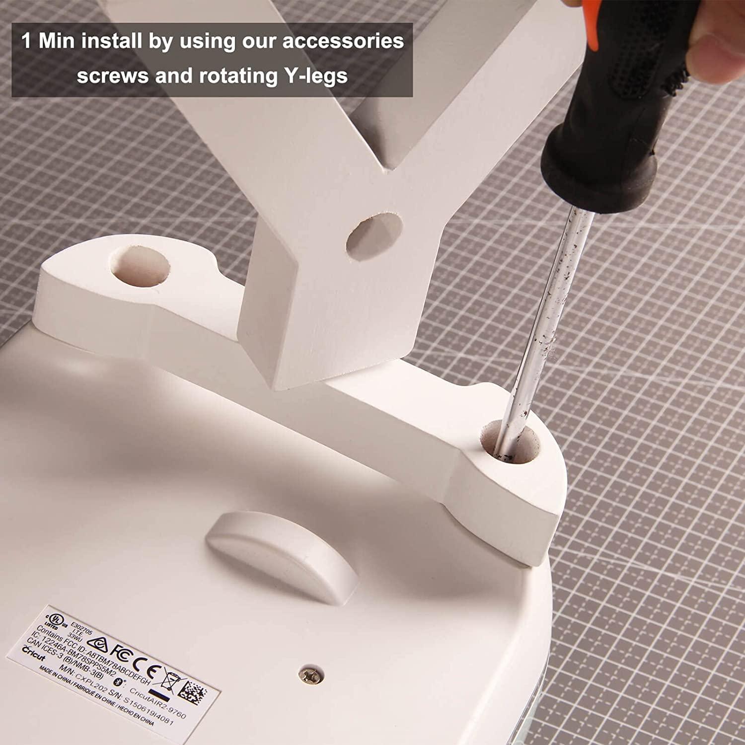 Duryeo Legs Stand Compatible with Cricut Maker 3 &Maker/Explore Air 2 &  Explore 3, Heightened Space-Saving Organiser for Cricut Cutting Machines