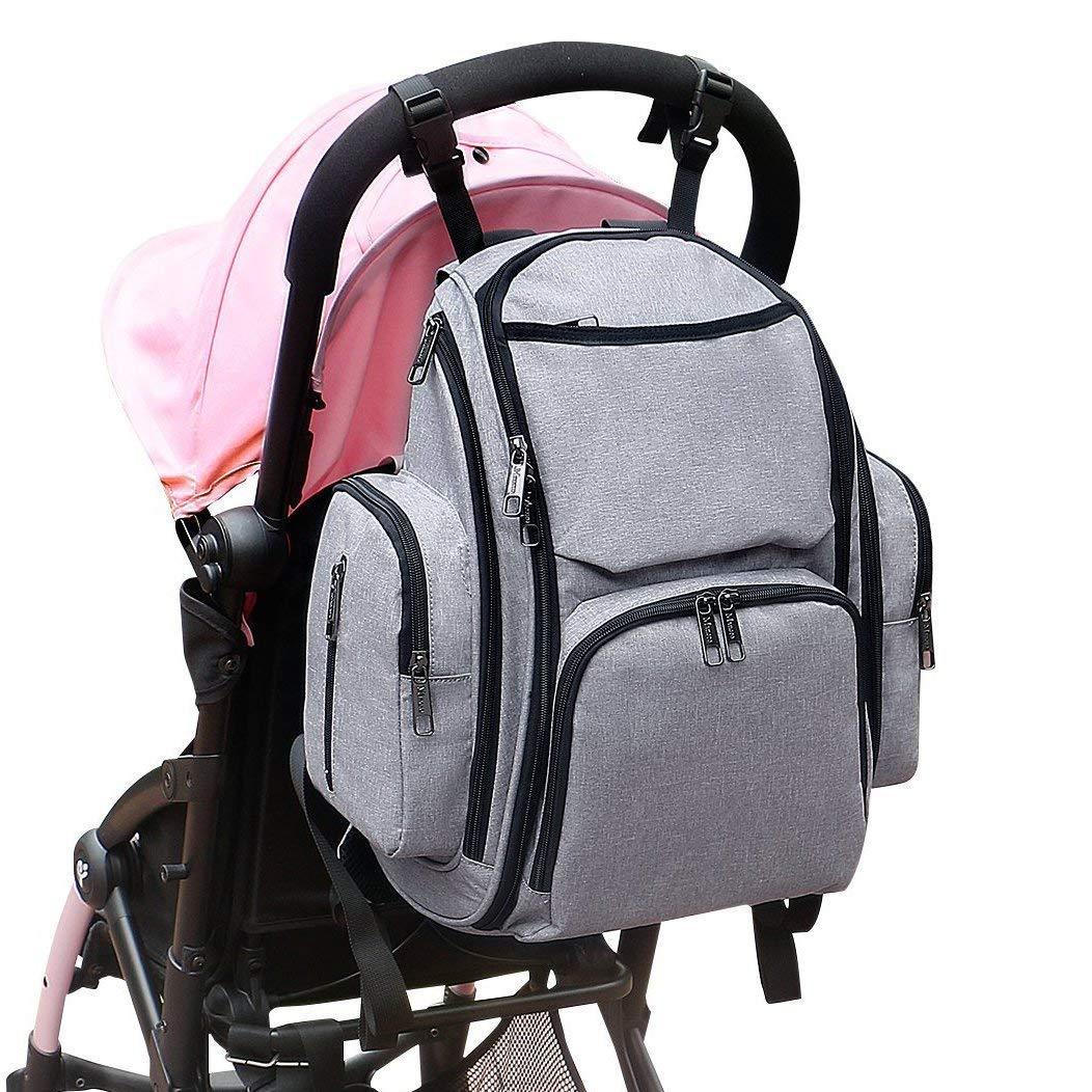 Diaper Bag Backpack, Large Multifunction Waterproof Travel Baby Nappy  Changing Bag