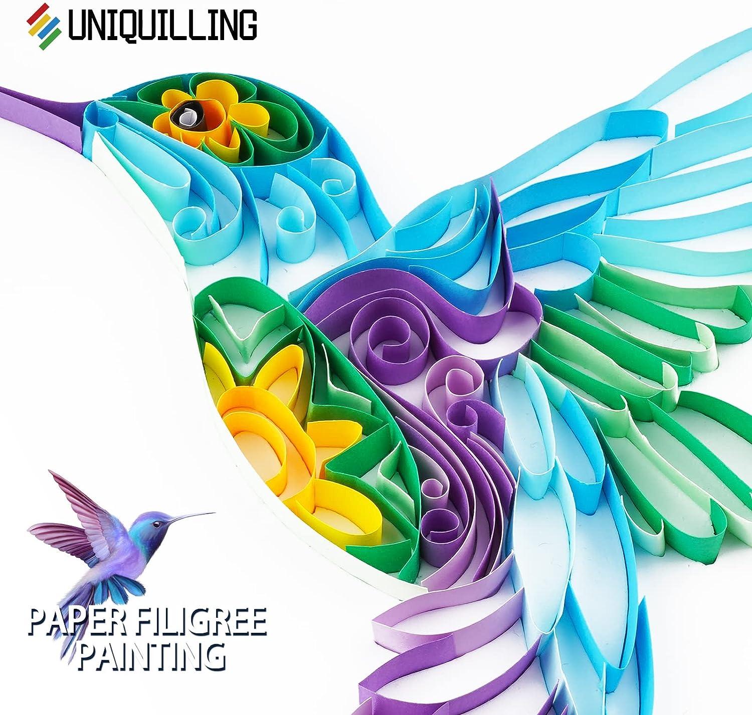 Uniquilling Quilling Kit Paper Quilling Kit for Adults Beginner