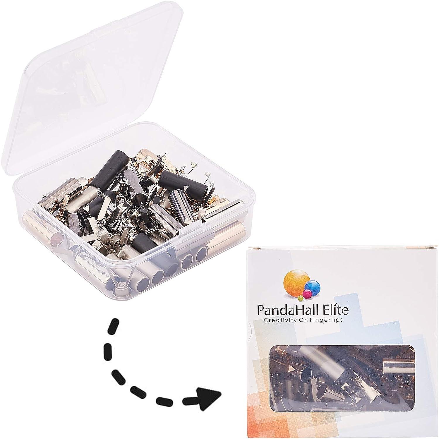 100 PCS Set Metal Aglets DIY Shoelaces Repair Shoe Lace Tips Replacement  End