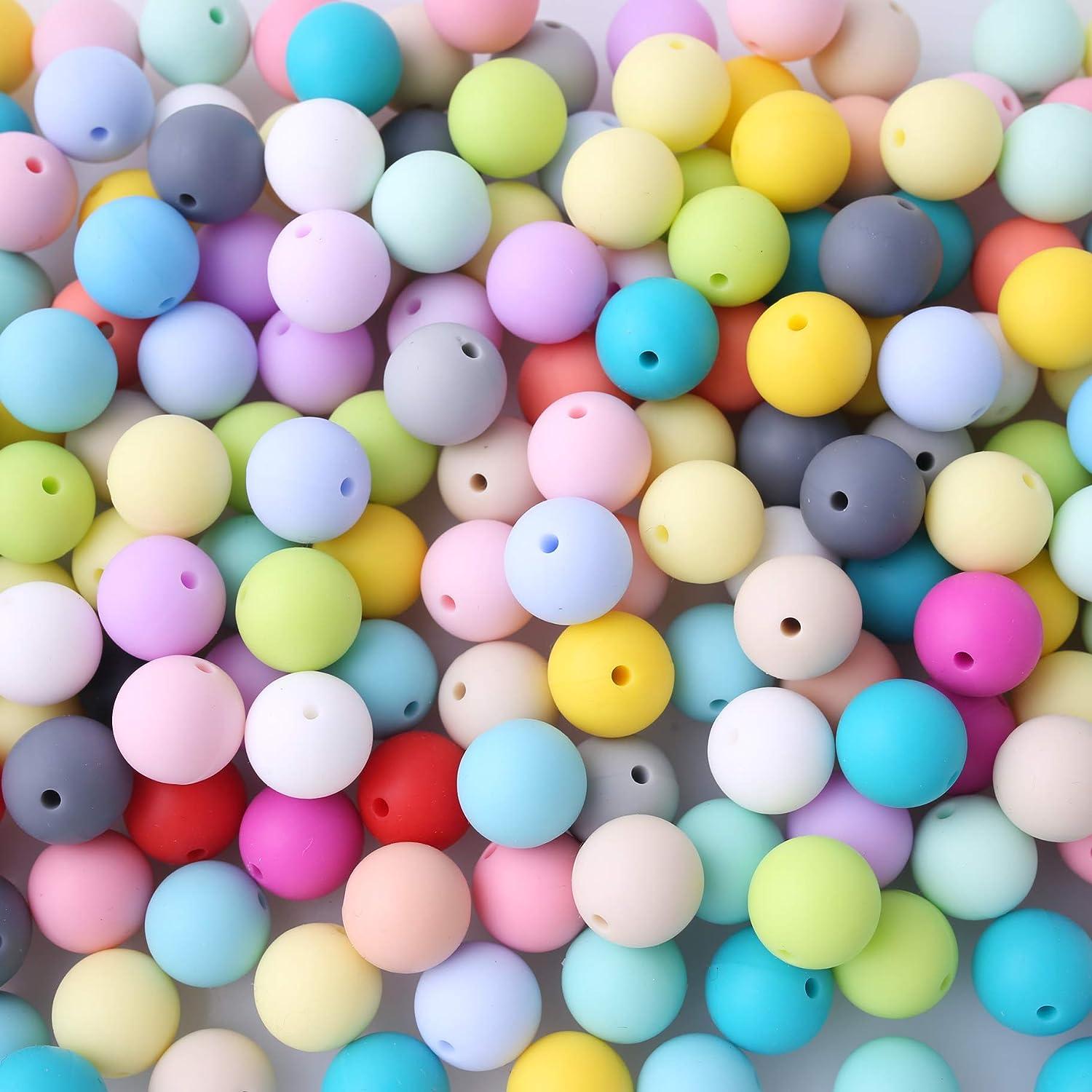 12mm Round Silicone Baby Beads Jewerly Necklace BPA Free Silicone