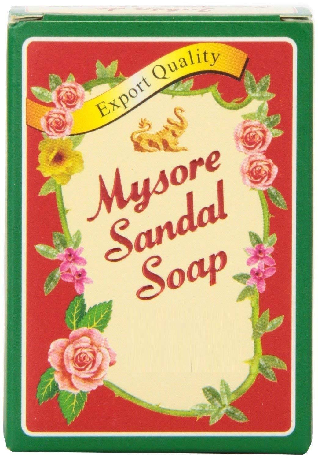 Mysore Sandal Soap Bar (Pack Of 3) 100% Natural With Virgin Sandalwood Oil  75gm - Kế toán Suntax