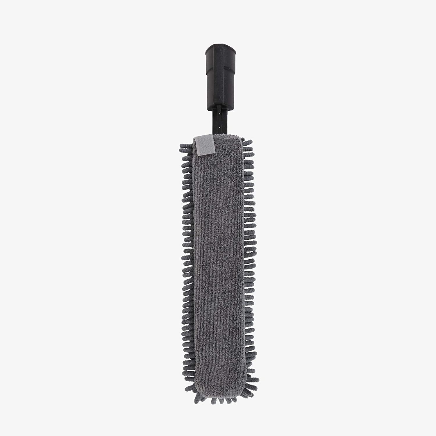 12 in. Smooth Surface Flexible Microfiber Duster Head